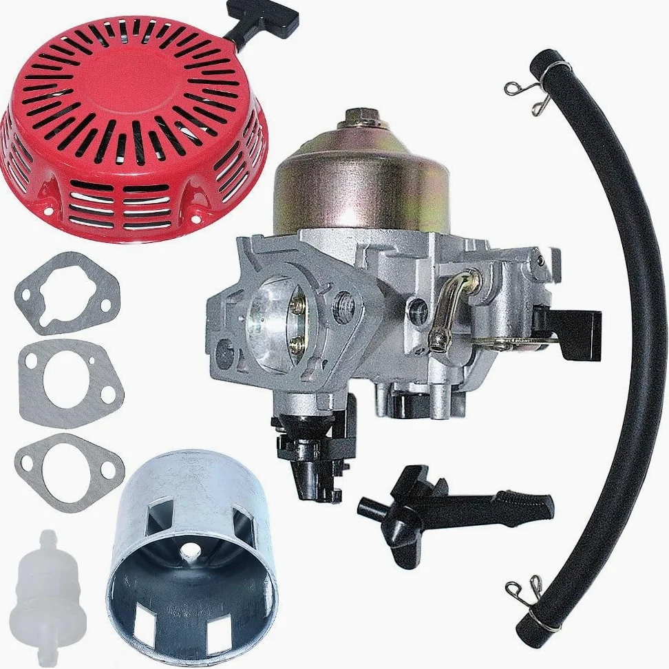 Junta De Carburador Arranque Retroceso para GX390 13HP para GX 390 Línea Filtro Combustible Motor Cortacésped Moto Carburador