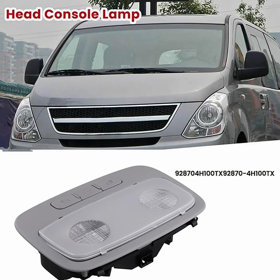 928704H100TX 92870-4H100TX Luces De Lectura Del Techo ASSY Lámpara De Techo De La Consola Para Hyundai I800 IMax H1 Para Starex 2007-2015