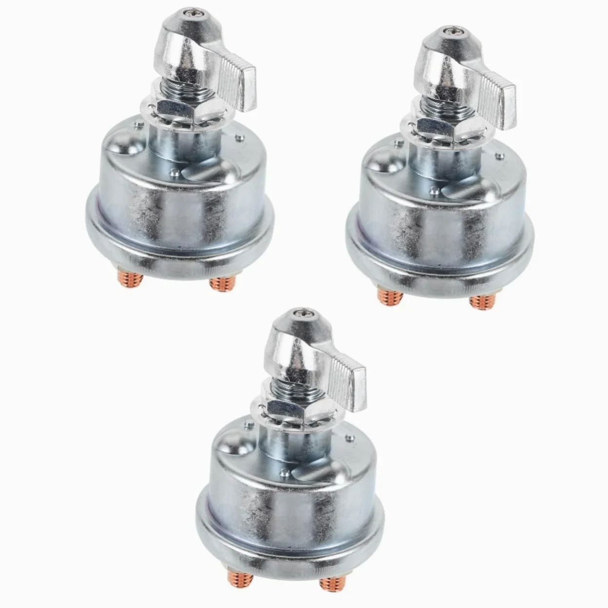 3piezas Interruptor De Desconexión De Batería Para Automóviles Rv y Aislador De Batería Protección Compatible Borda y Vehículos Recreativos