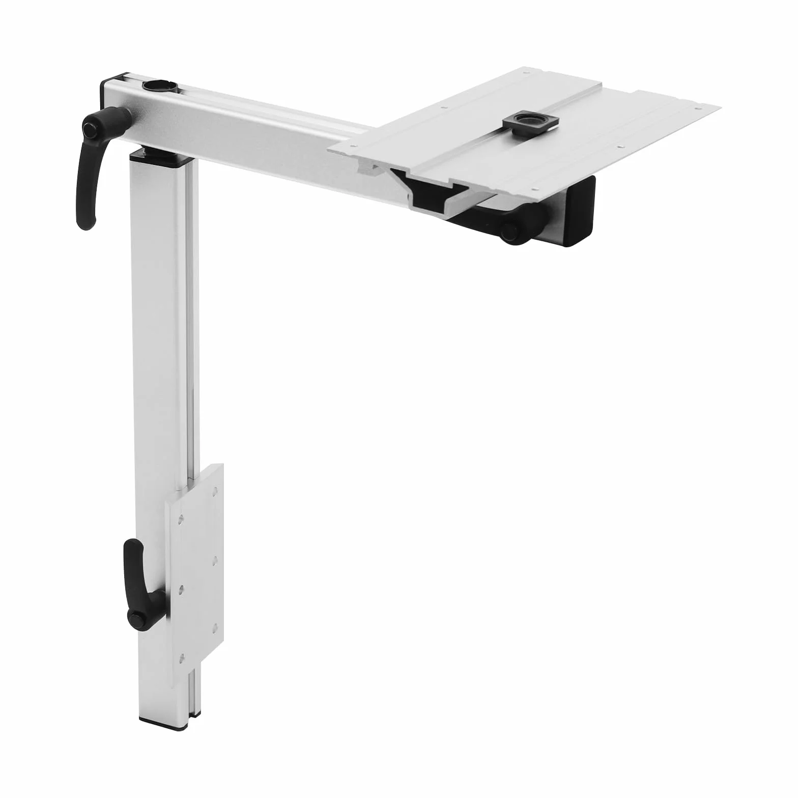 Patas de mesa desmontables, patas de mesa con cremallera giratorias de 360 °, patas de mesa ajustables, patas de muebles de bricolaje para caravanas, yates, autocaravanas