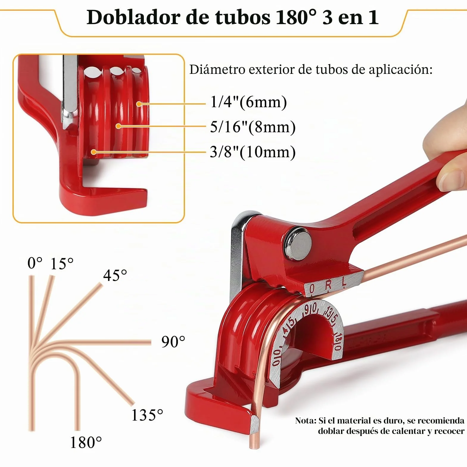 efuturetime Herramienta Ensanchamiento para Mangueras de Freno con Dobladora de Tubos, 7,6 m de Líneas de Freno, Mini Corta Tubos 3-16 mm, 16 Conexiones de Tornillo, 4 Conectores, Flangeado Simple