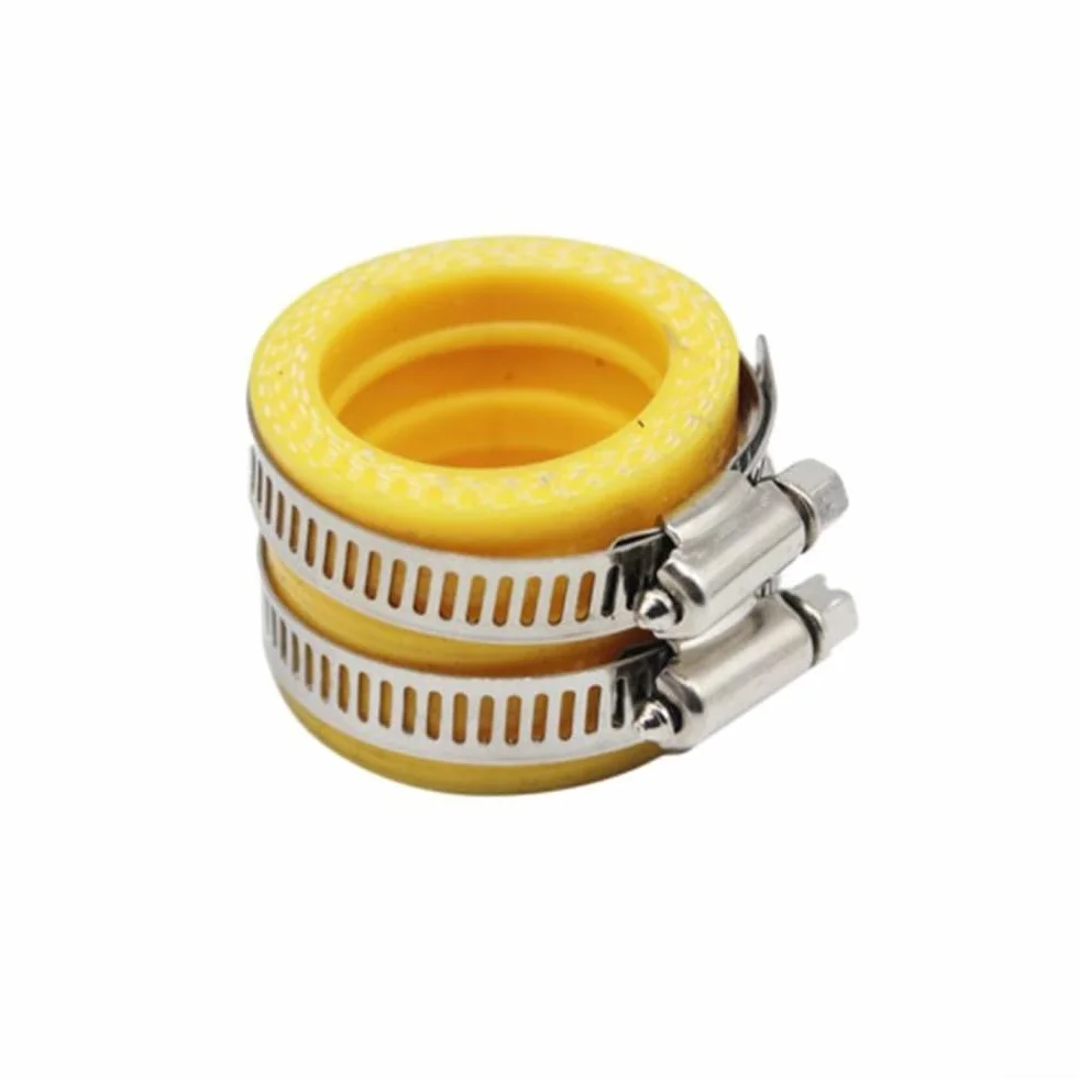 Colector de admisión de carburador a filtro de aire de 28 mm y 30 mm, adaptador de goma amarilla para PWK GZ OKO ZSDTRP, compatible con ATV Scooter Dirt para bicicleta
