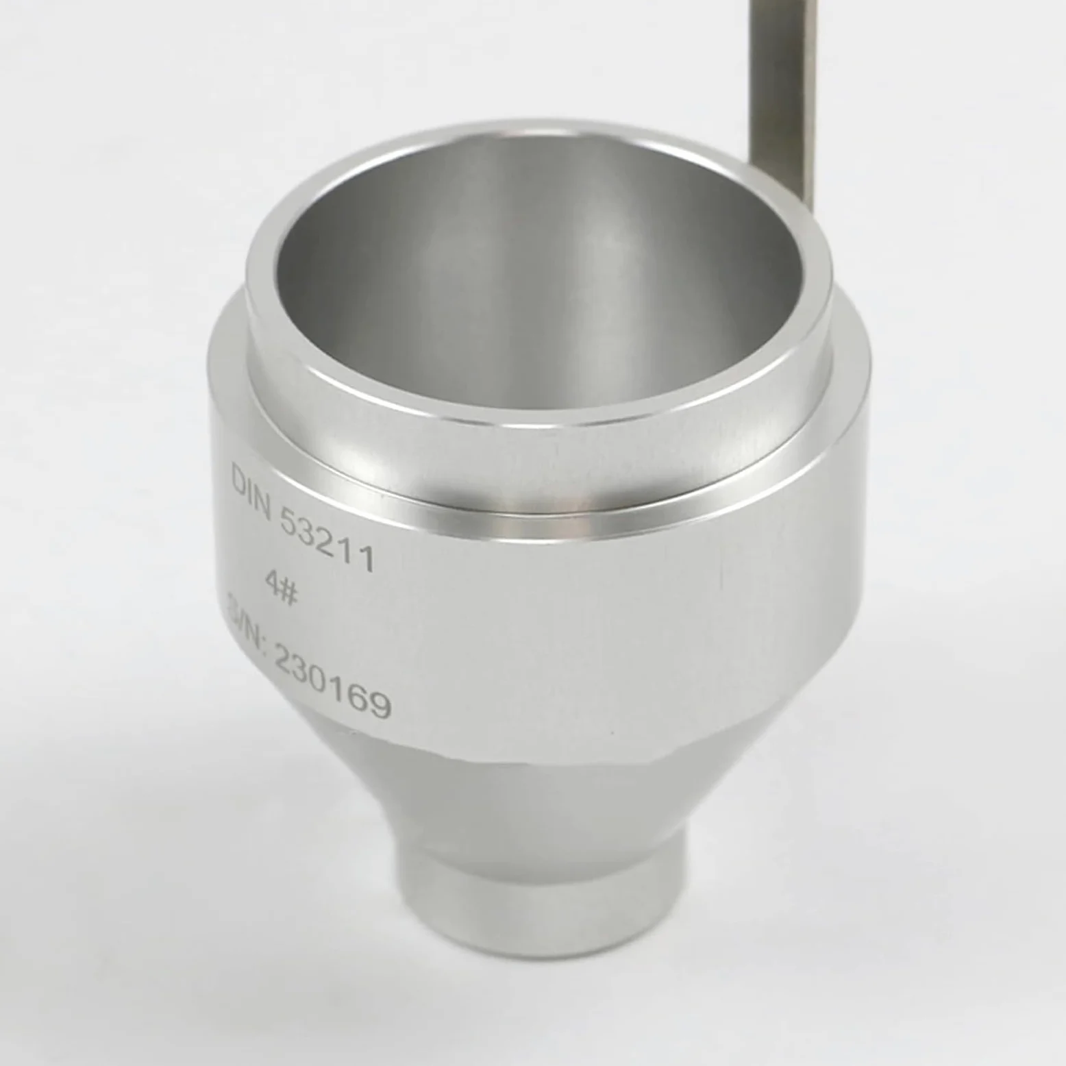 Copa De Viscosidad para Pinturas, Viscosímetro Portátil De Acero Inoxidable, Volumen De La Copa De 100 ± 1 Ml, Diámetro De La Boquilla De Flujo De 4/6 Mm, para Recubrimientos Y Pinturas