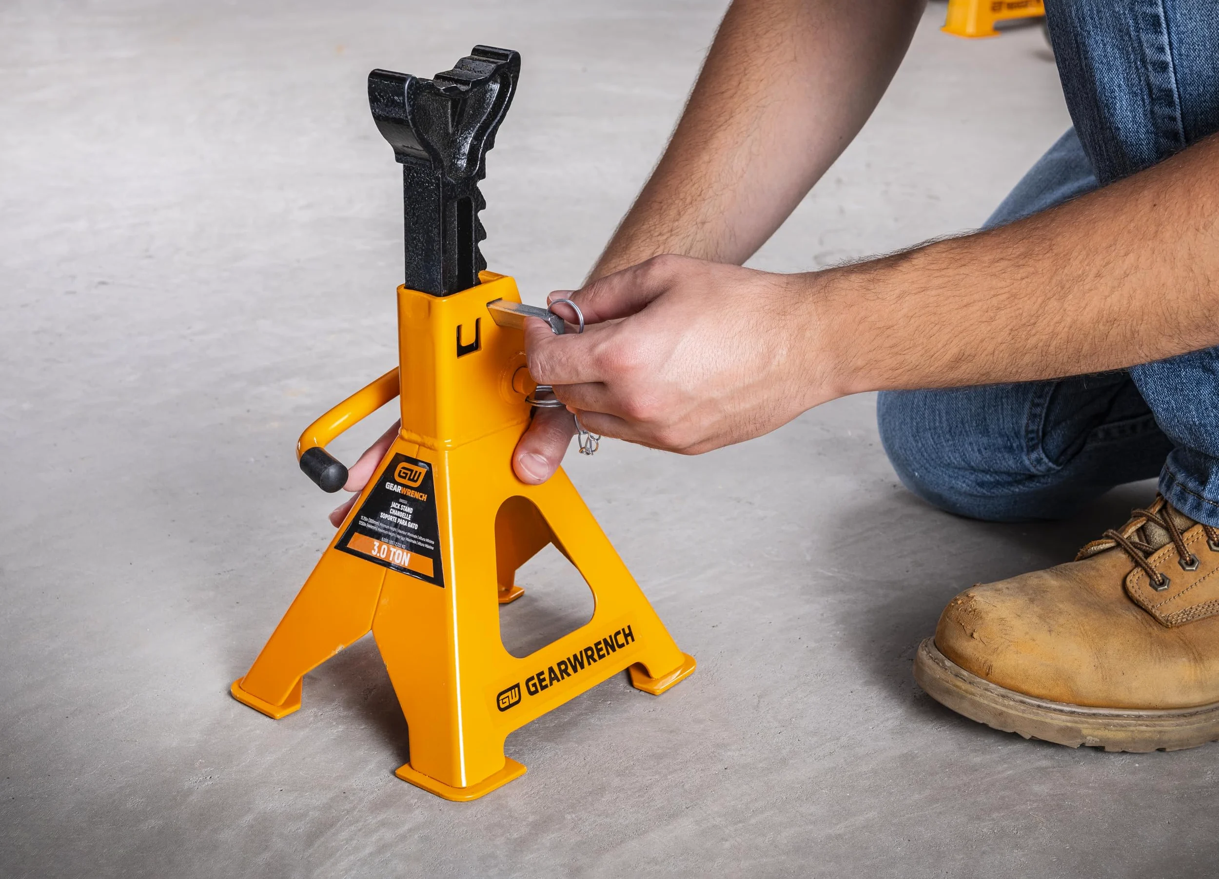 GEARWRENCH Soportes de Gato de trinquete de 3 toneladas - Paquete de 2 | GWJS3T