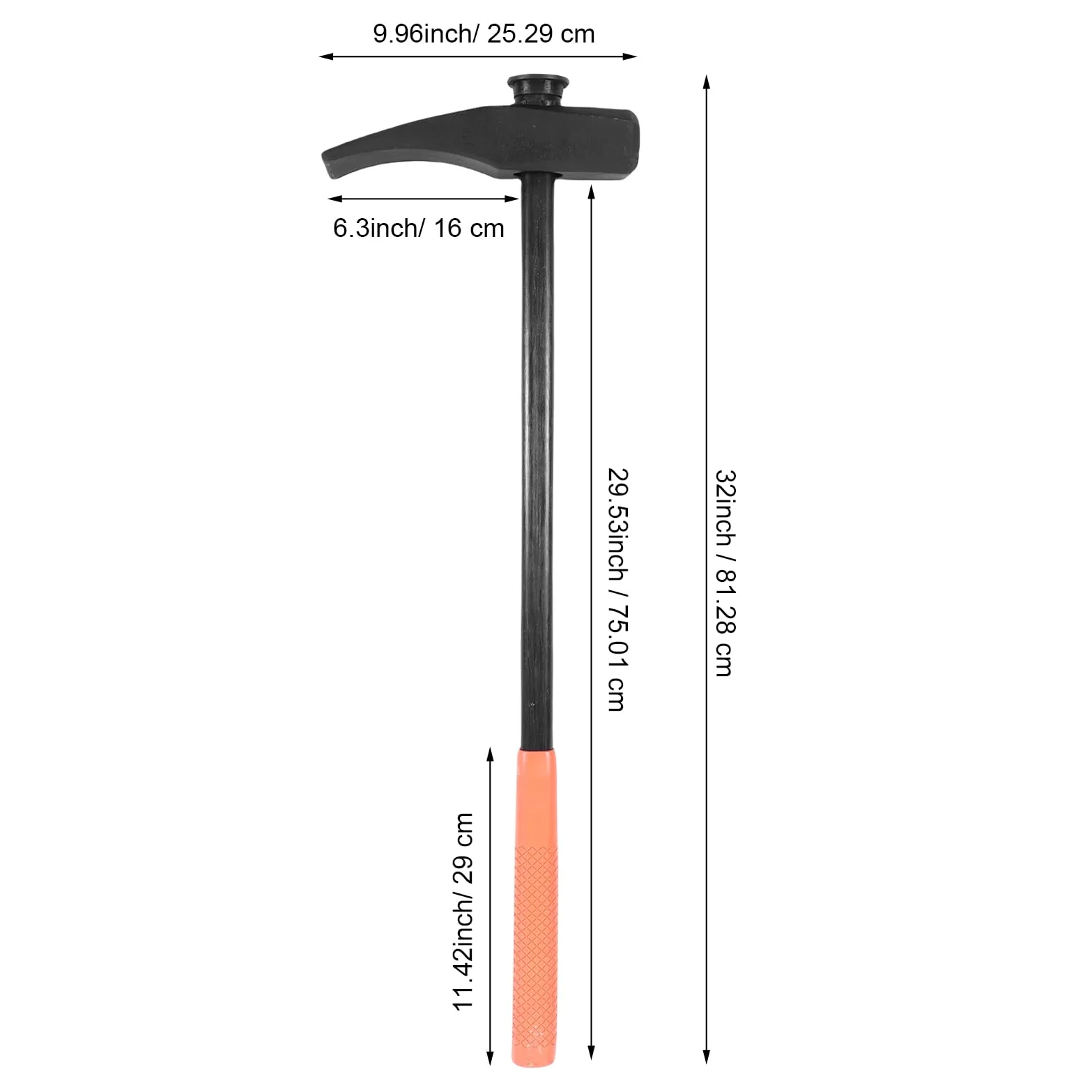 Keenso Cuña Destalonadora de Neumáticos, Destalonadora Eficiente, Ergonómico, Martillo para Neumáticos con Pico de Pato para Vehículos de Pasajeros y Camiones