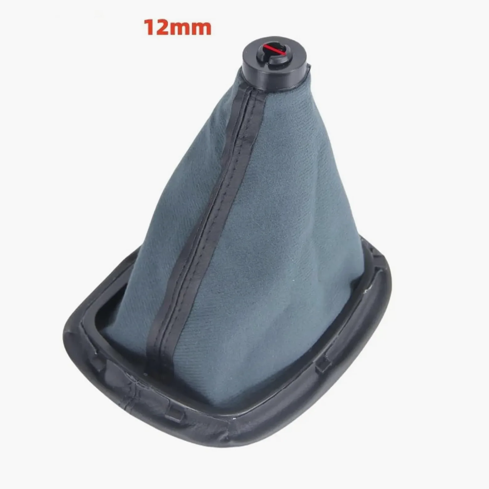 Rendimiento Pomo Para Palanca De Cambios Para VW | Plástico ABS/Cuero PU,Negro/Beige/Gris,Empuñadura Ergonómica,Sensación Cómoda,Cambio Suave