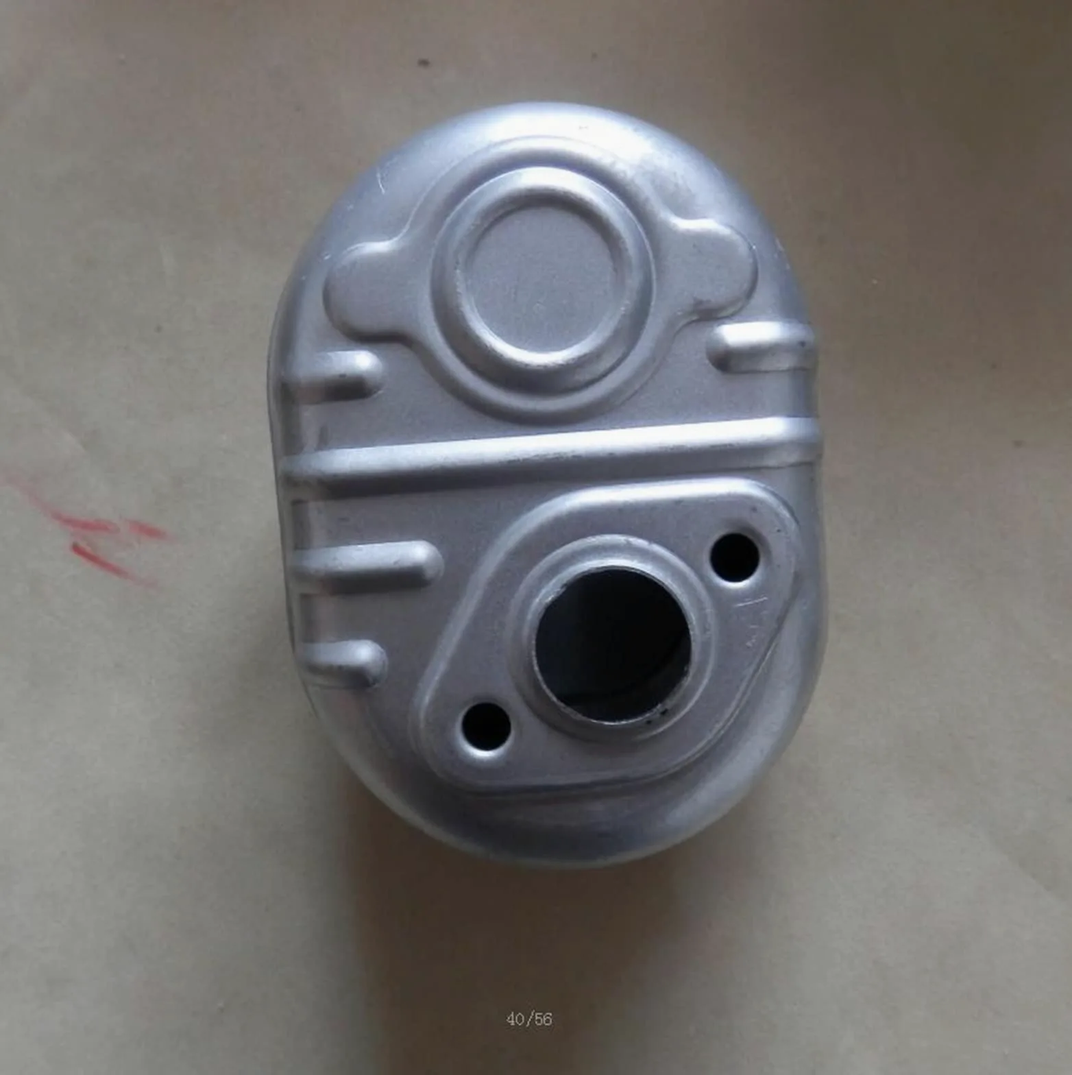 IWBR EL ENSAMBLAJE DE LA CUBIERTA Y EL SILENCIADOR DE ESCAPE GX100 SE ADAPTA A GX100U 98CC OHC PROTECTOR DE MOTOR DE 4 TIEMPOS TAMPER TAMPER HIELD (Color : MUFFLER AND COVER)