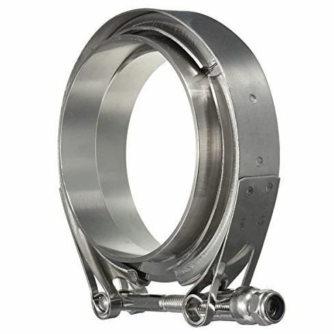 3,5 Pulgadas V-Band Abrazadera con Bridas Turbo Extractor Intercooler Abajo Tubería Inoxidable 89M