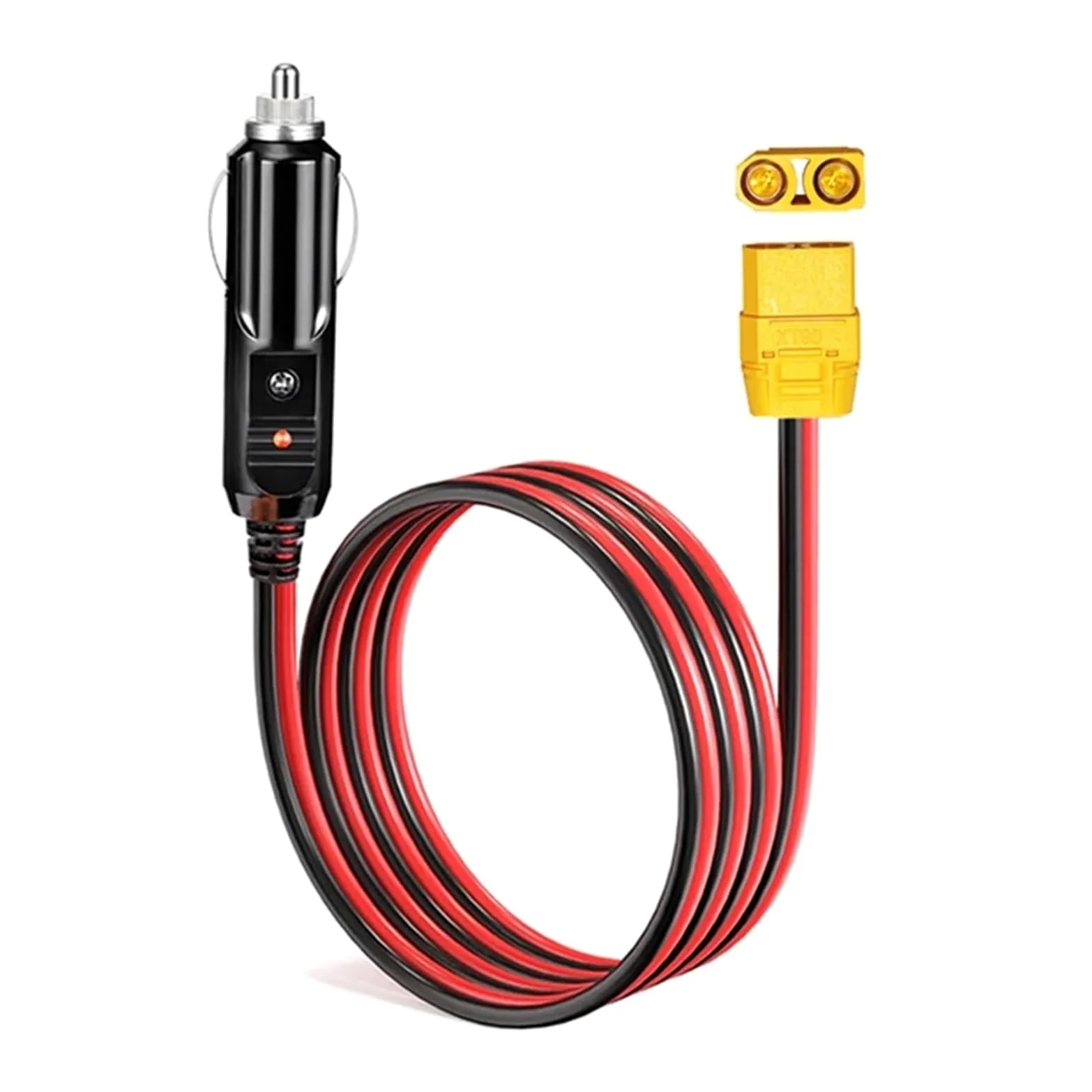 XT90 - Cable de carga hembra a encendedor de cigarrillos de 14 AWG 12 V