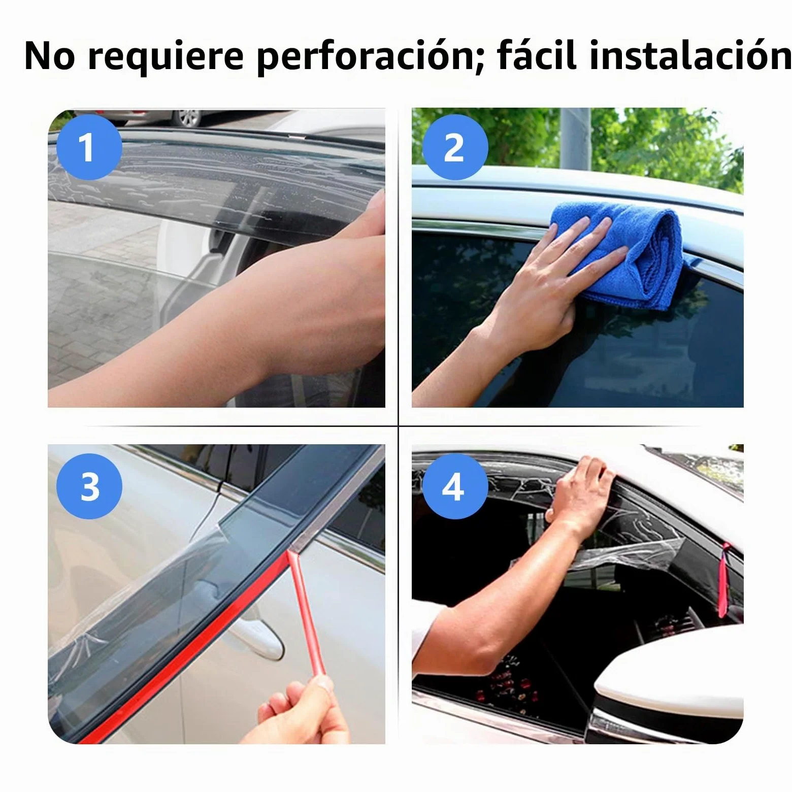 Protectores de capó y Deflectores de Viento Accesorios para Ford Ranger 2023-2024-2025 T9 Raptor Wildtrak Platinum XL XLT Limited Tremor Wildtrak X