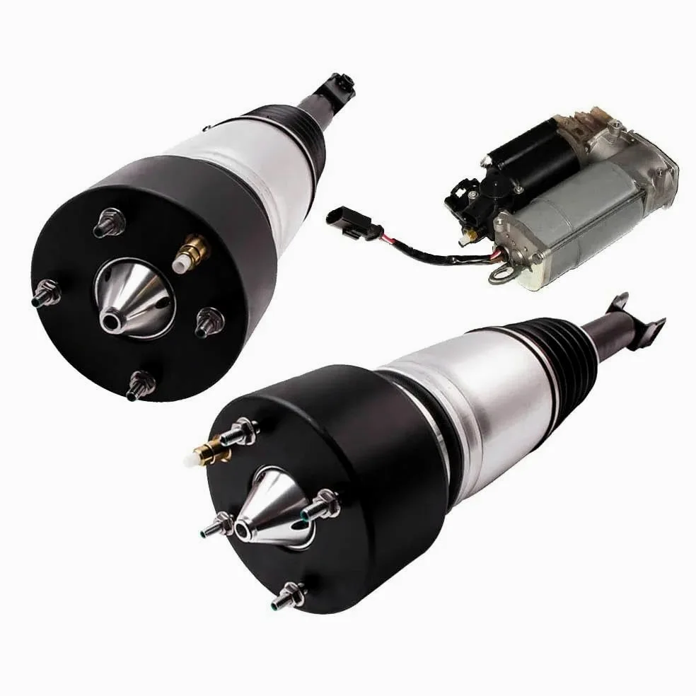 C2c41339 C2c41352 1 Juego de suspensión neumática Delantera + válvulas de Bomba compatibles con Jaguar Xj8 XJR X350 X358 04-09 Amortiguadores de Muelle neumático