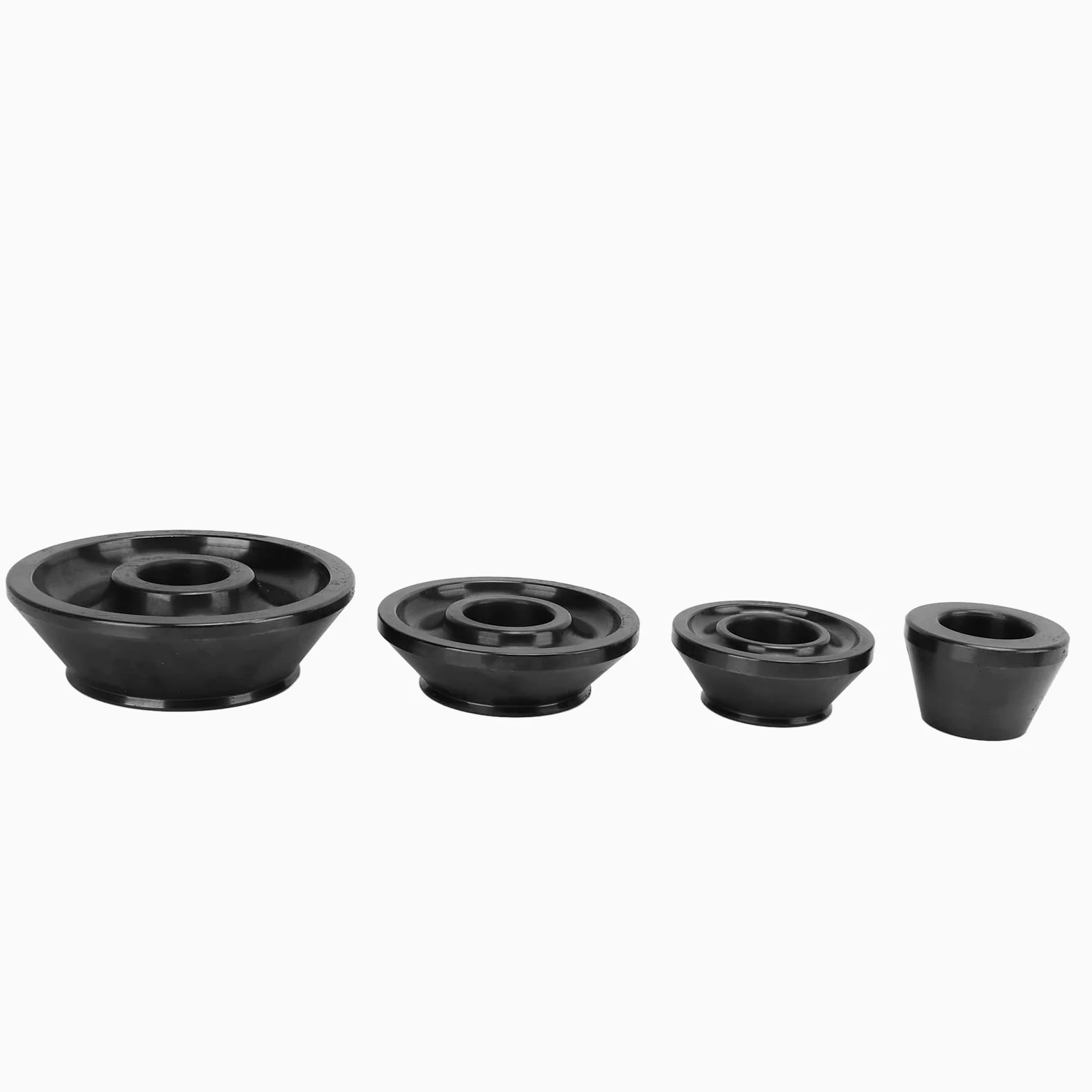 Tbest Juego de Conos Cónicos para Balanceador de Ruedas, Herramienta de Equilibrio de Neumáticos de Acero Al Carbono con Diámetro de Eje de 36mm/1,42 Pulgadas, 4 Uds., para Coche, Camión, SUV