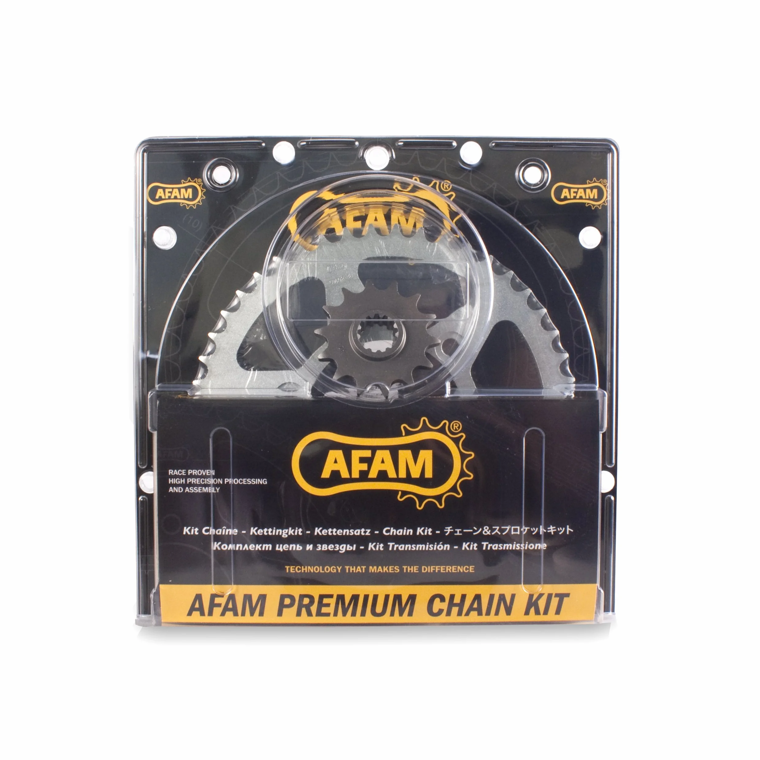 Afam 01201244 Kit cadena de moto (acero) para YAMAHA TZR 50 2003 - 2006