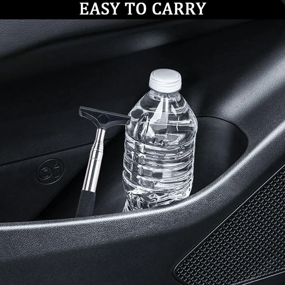 Limpiacristales para coche, 2 unidades, mini limpiacristales retráctiles para espejo retrovisor, extractor de lluvia y niebla