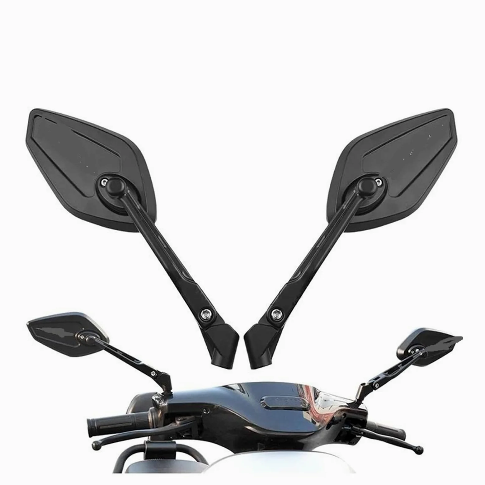 retrovisores moto Para Suzuki GSX 650F GSR400 Para Zontes 350E Espejo Retrovisor Motocicleta Scooter Lado 8 10MM