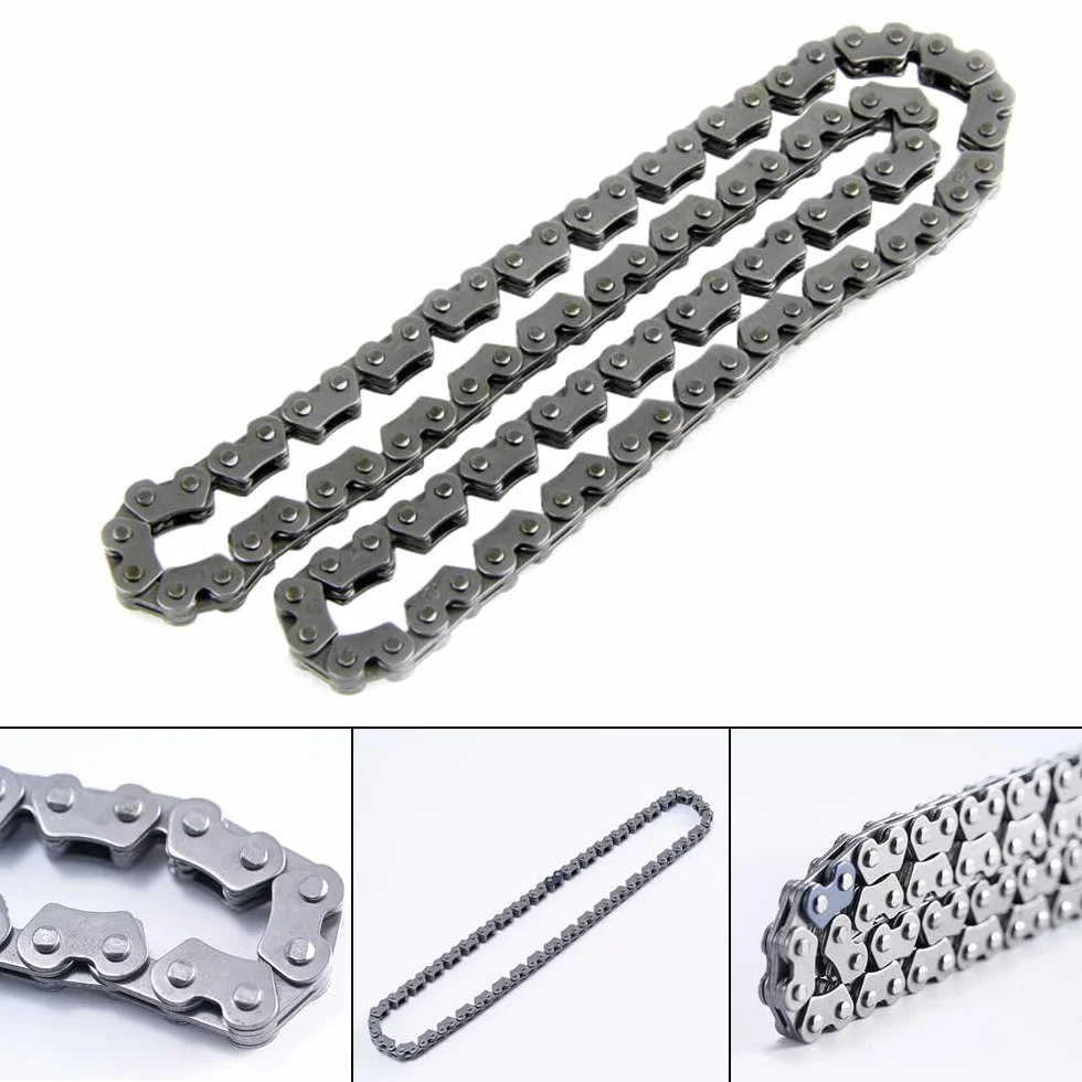 POEFT - Cadena de distribución de 10 pulgadas, 82 eslabones, repuesto para motor GY6 de 50 cc, 80 cc, 139 QMB