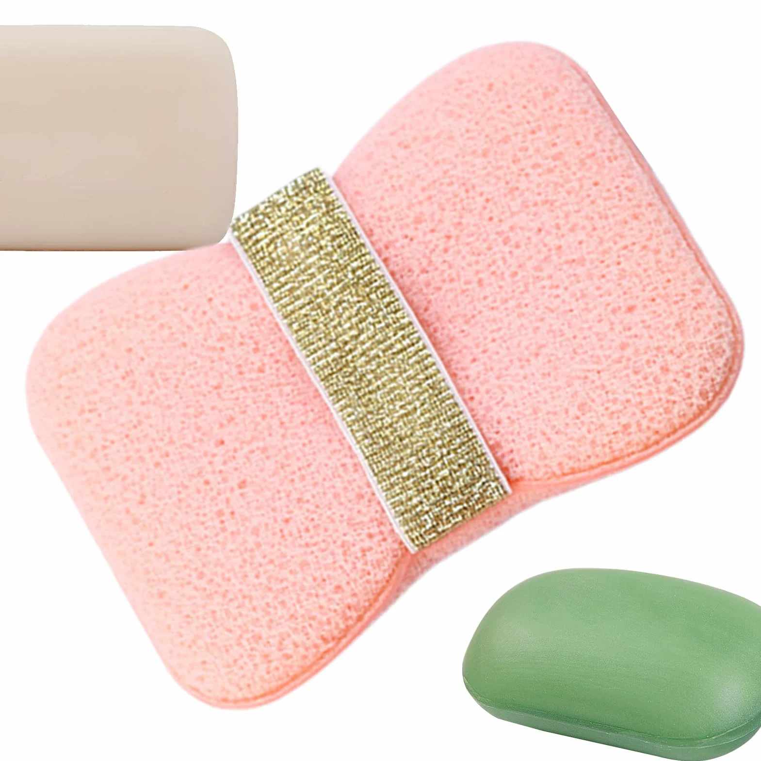 Esponja de baño Batillo de Sponge Sponge Body Fuera Herramientas de limpieza bolsas de espuma para mujeres Ducha de campamento de viajes