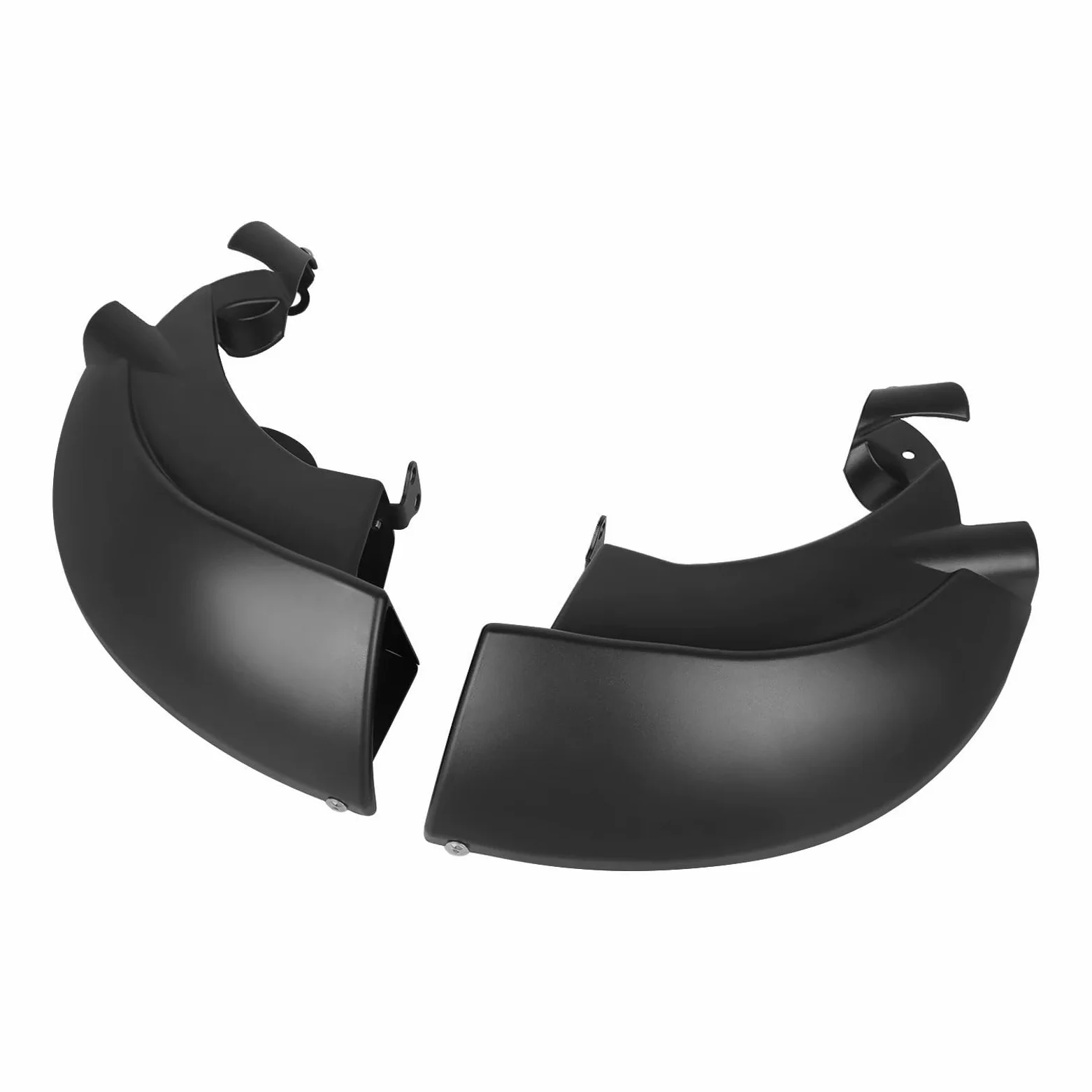 Compatible con Cubierta Lateral refrigeración Pinza Freno ABS | Ajuste la dirección del flujo de aire y evite que los desechos del camino bloqueen la ventilación.(Glossy black)