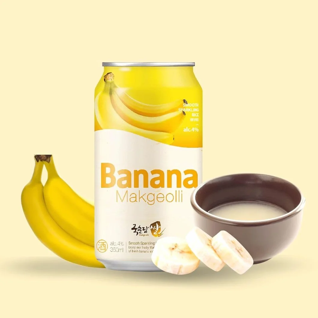 Makgeolli Sabor Plátano 350ml 4% vol Pack de 2