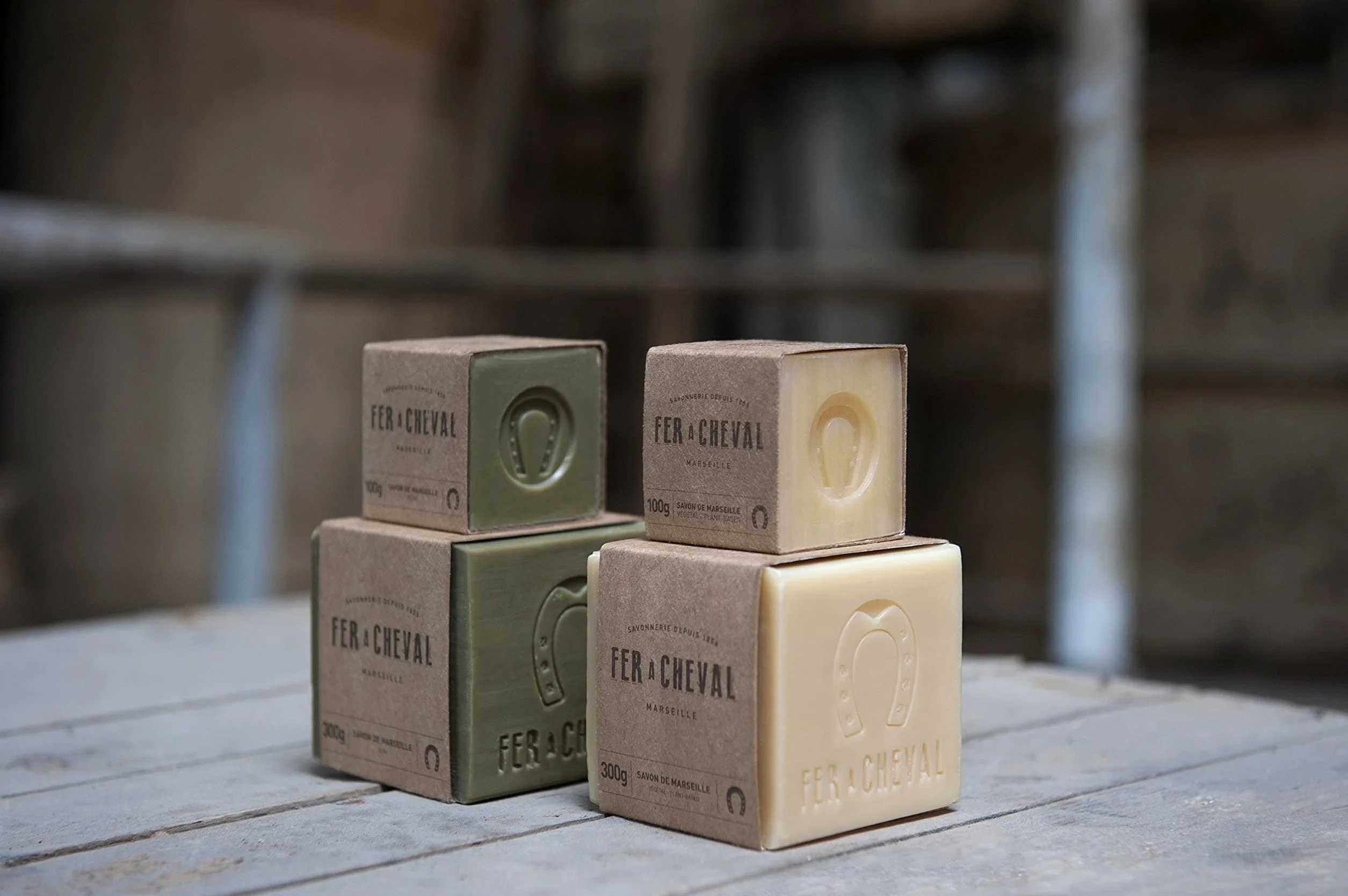 Jabón de Marsella Auténtico Fer à Cheval Cubo 300g