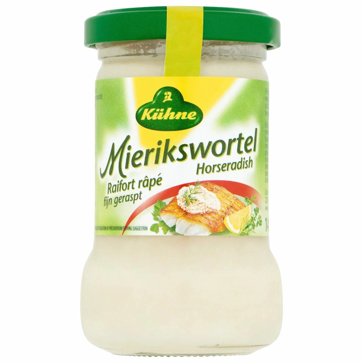 Kuhne Mierikswortel rábano picante 140G