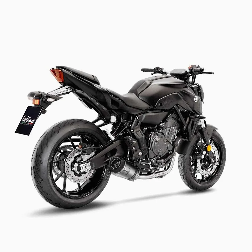 SBK LV ONE EVO 2/1 YAMAHA MT-07 INOX con catalizador