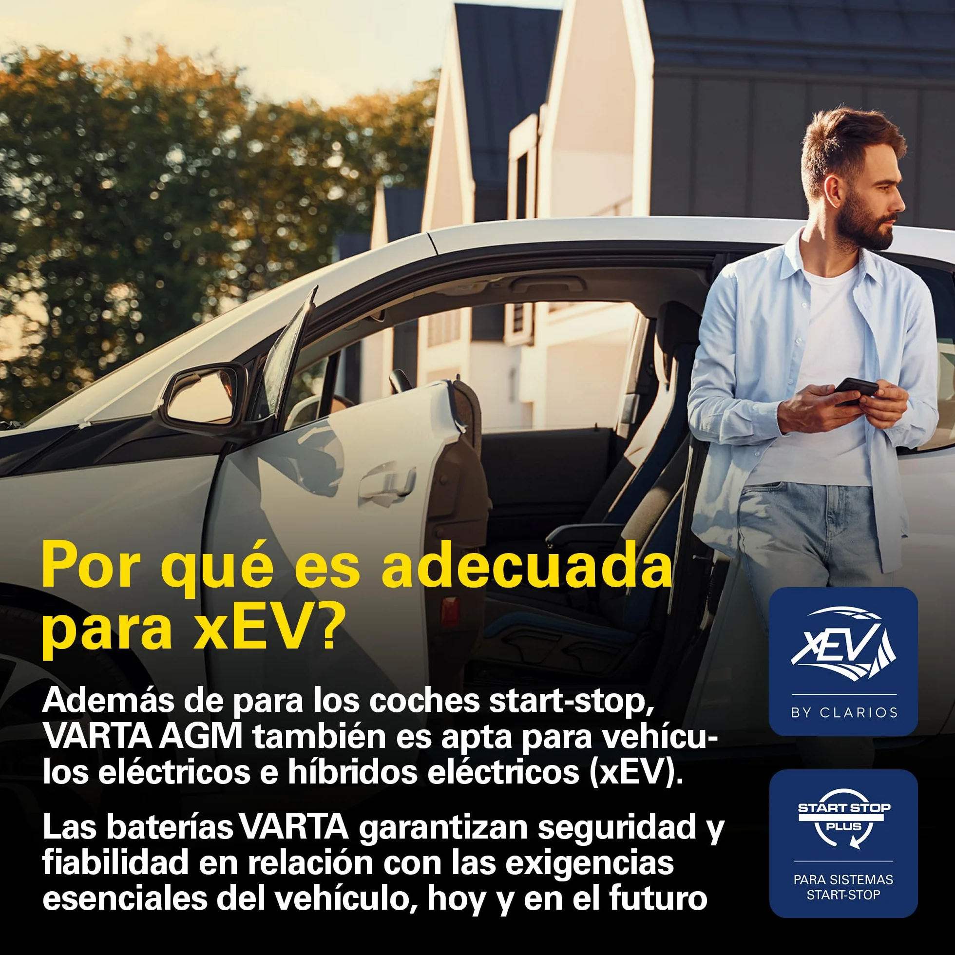 VARTA Batería Silver Dynamic AGM A7 (E39) – Start-Stop y batería de coche xEV 12 V 70 Ah 760 A – Batería de arranque para coches con alto consumo de energía