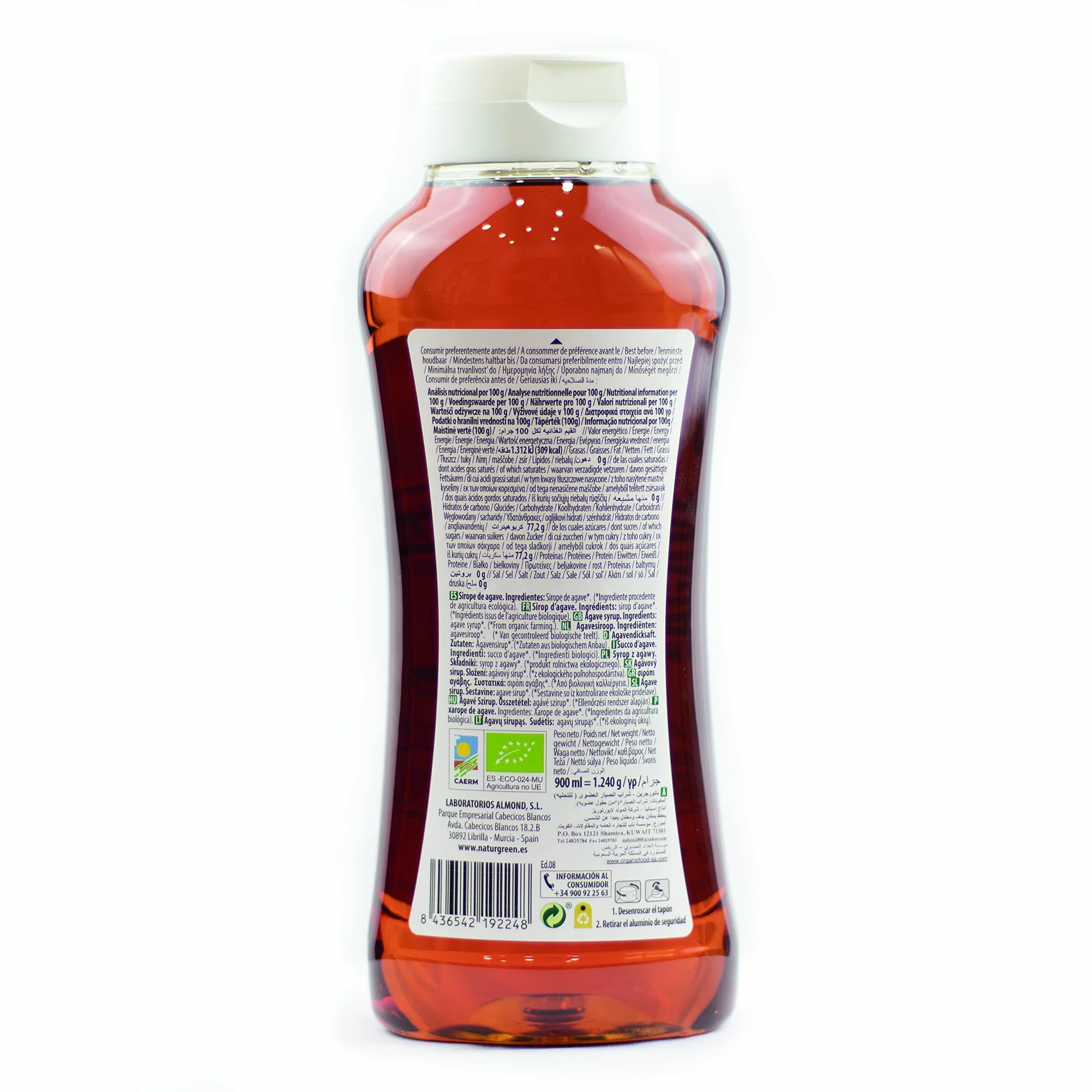 NaturGreen Sirope de Agave Bio 900ml