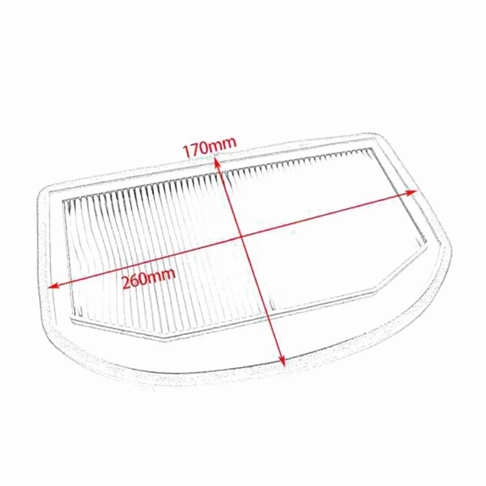 Gasolina Filtro Limpiador De Filtro De Admisión De Aire para Motocicleta, Filtro De Aire De Gasa De Algodón para T&riump&h 1200 Explorer 2012-2019, Motocicleta