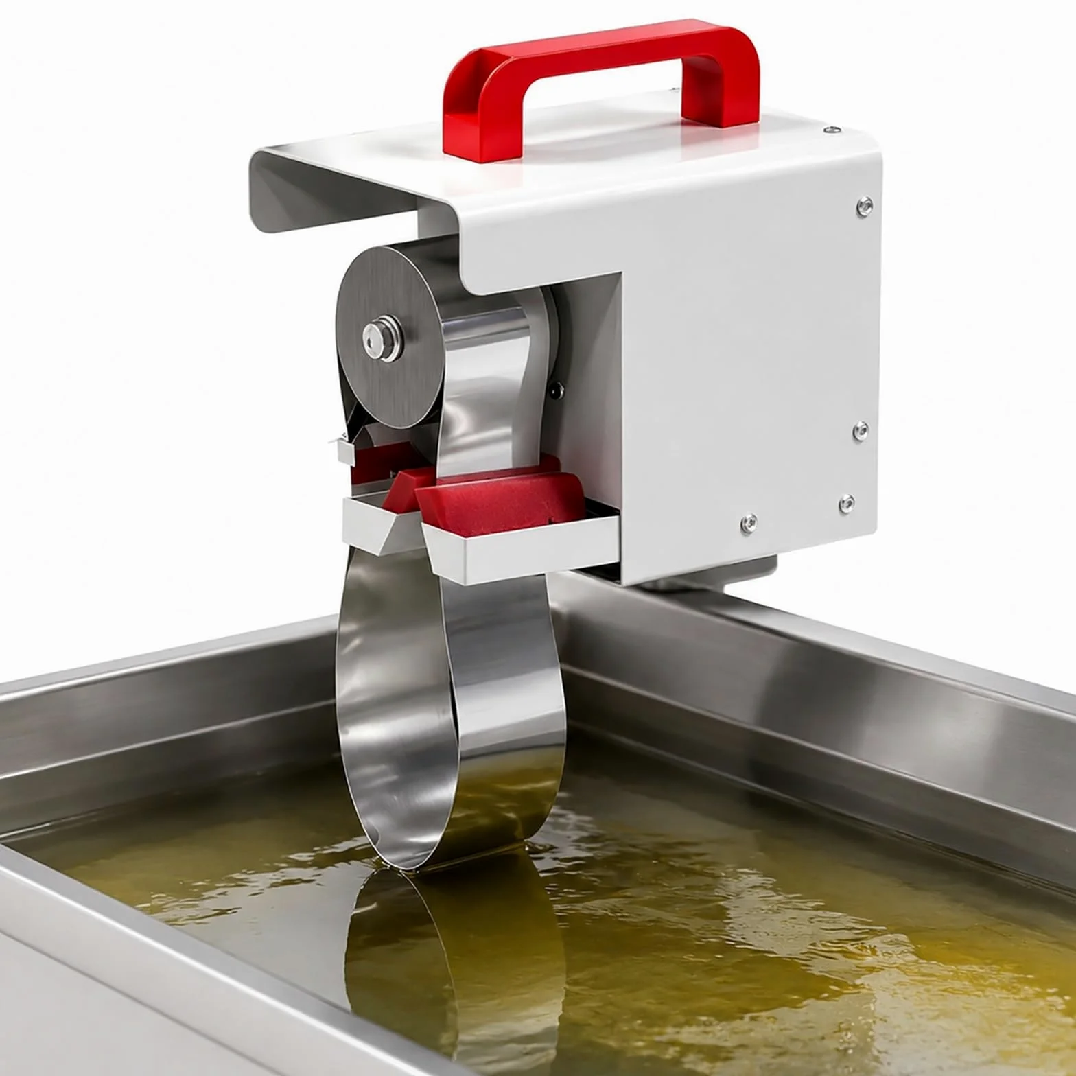 Skimmer De Aceite Para Máquina Herramienta De Control Numérico Portátil, Separador De Agua Con Correa De Acero De 220 V Y Raspador De Grasa De Superficie Para Tanques De Sumidero De Refrigerante