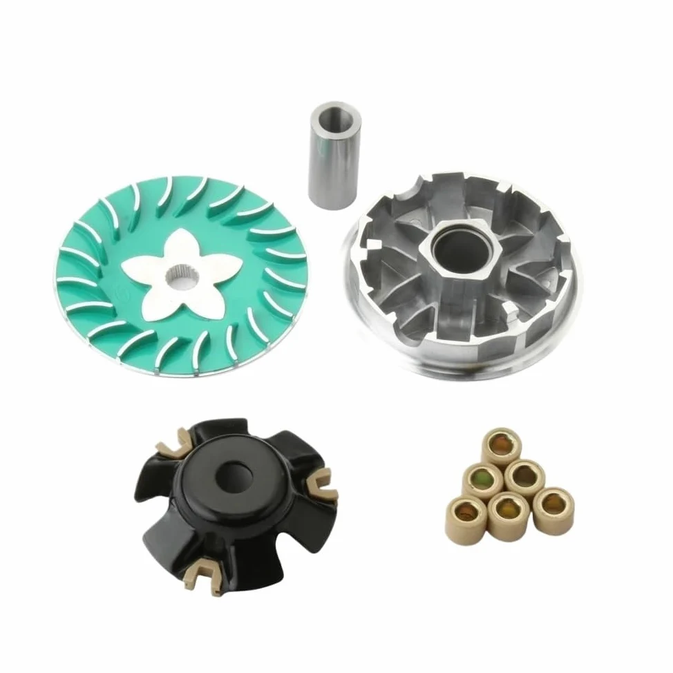 Accesorios Kit de variador de 170 cc/Peso del deslizador: 12,5 g. Compatible con motores GY6 de 4 tiempos de 125 cc, 150 cc, 152QMI y 157QMJ.