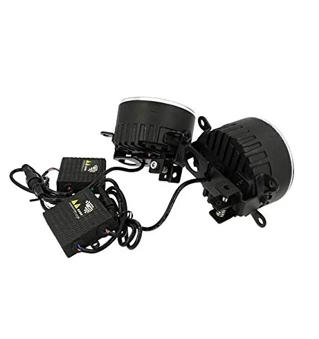Faros delanteros LED antiniebla 15 W luz de marcha diurna forma L 7 W 3,5 Pulgar