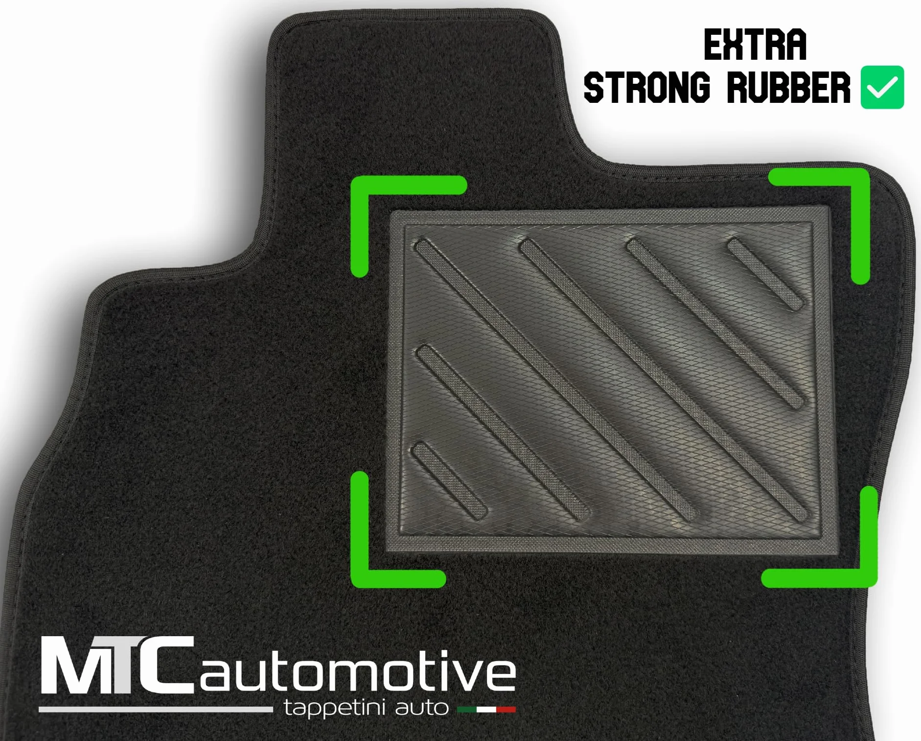 Alfombrillas para Citroen Berlingo 2008-2018 Multispace - Alfombrillas a Medida - Antideslizantes - Talonera en PVC - Clips de fijación