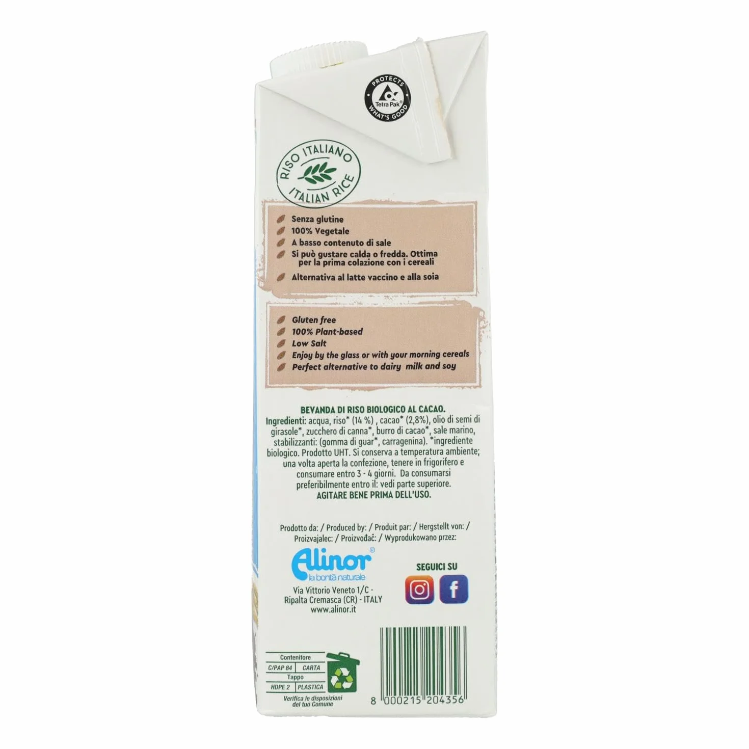 LECHE ARROZ CHOCO 1L