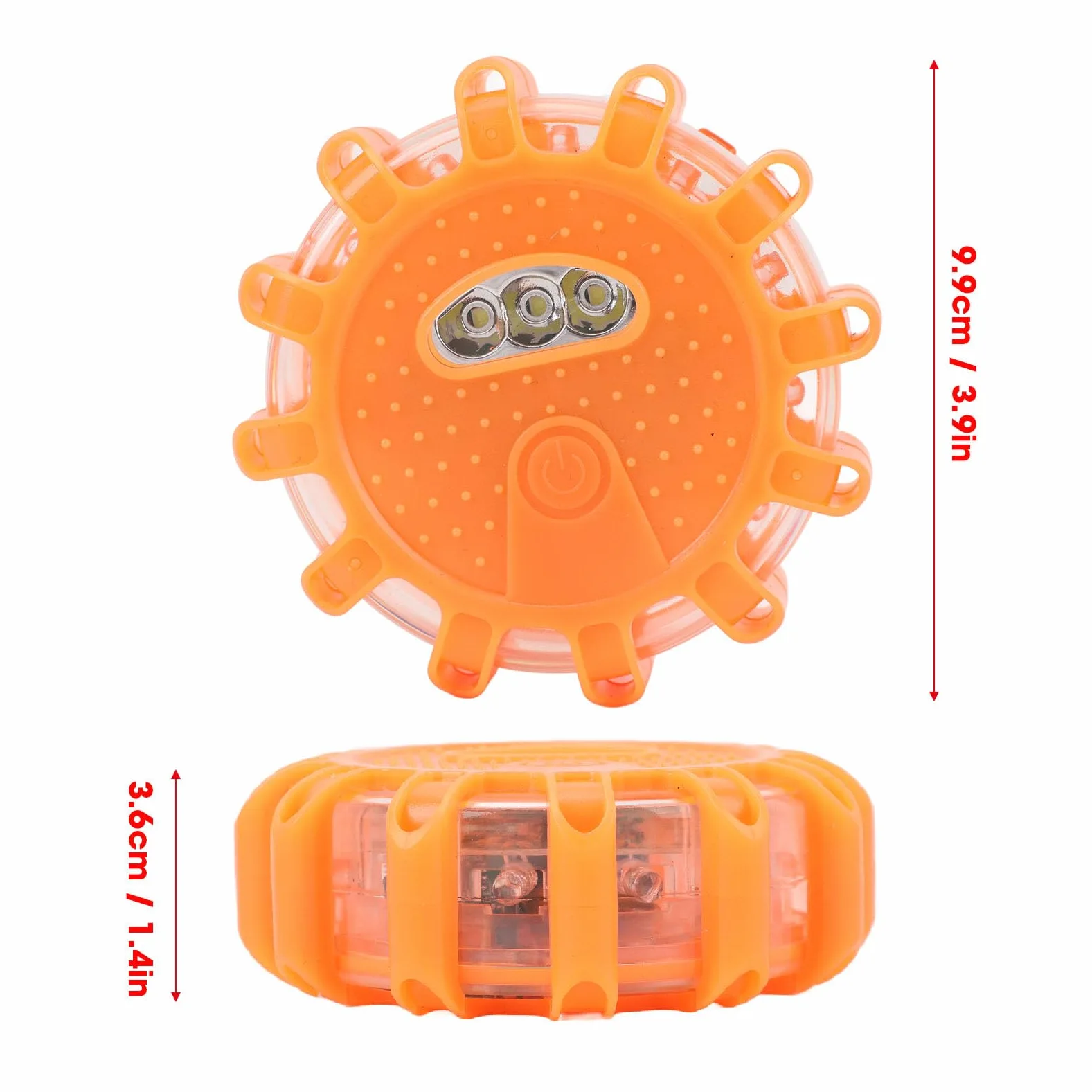 Kit de Seguridad para Automóvil, Luz de Emergencia LED con Luz de Carretera, Luz LED de Frenos - Luz Multifuncional, Larga Duración, Ideal para Viajes y Emergencias.