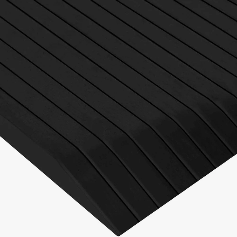 SKM Rampas de umbral (2 unidades, 110 x 41 x 5 cm, caucho, peso: 24,3 kg, 150975)