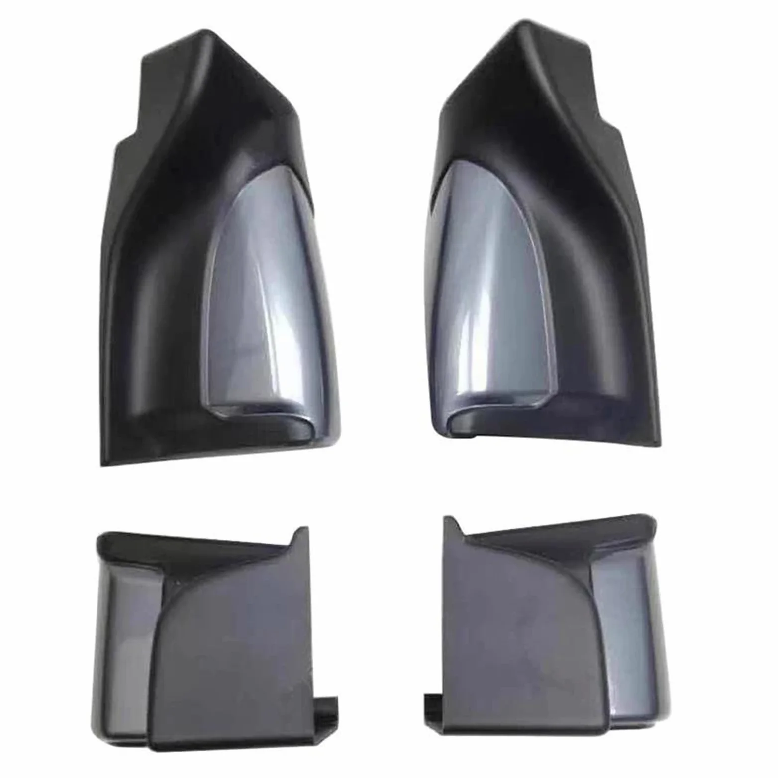 Faldón Lateral Tapa Extremo Estribo Lateral Puerta para Isuzu para MU-X para MUX 2015-2018 2019 2020 2021 2022 Tapa Tapón Extremo/Superior Estribo Coche Faldas Laterales Coche(Whole Kit 4pcs)