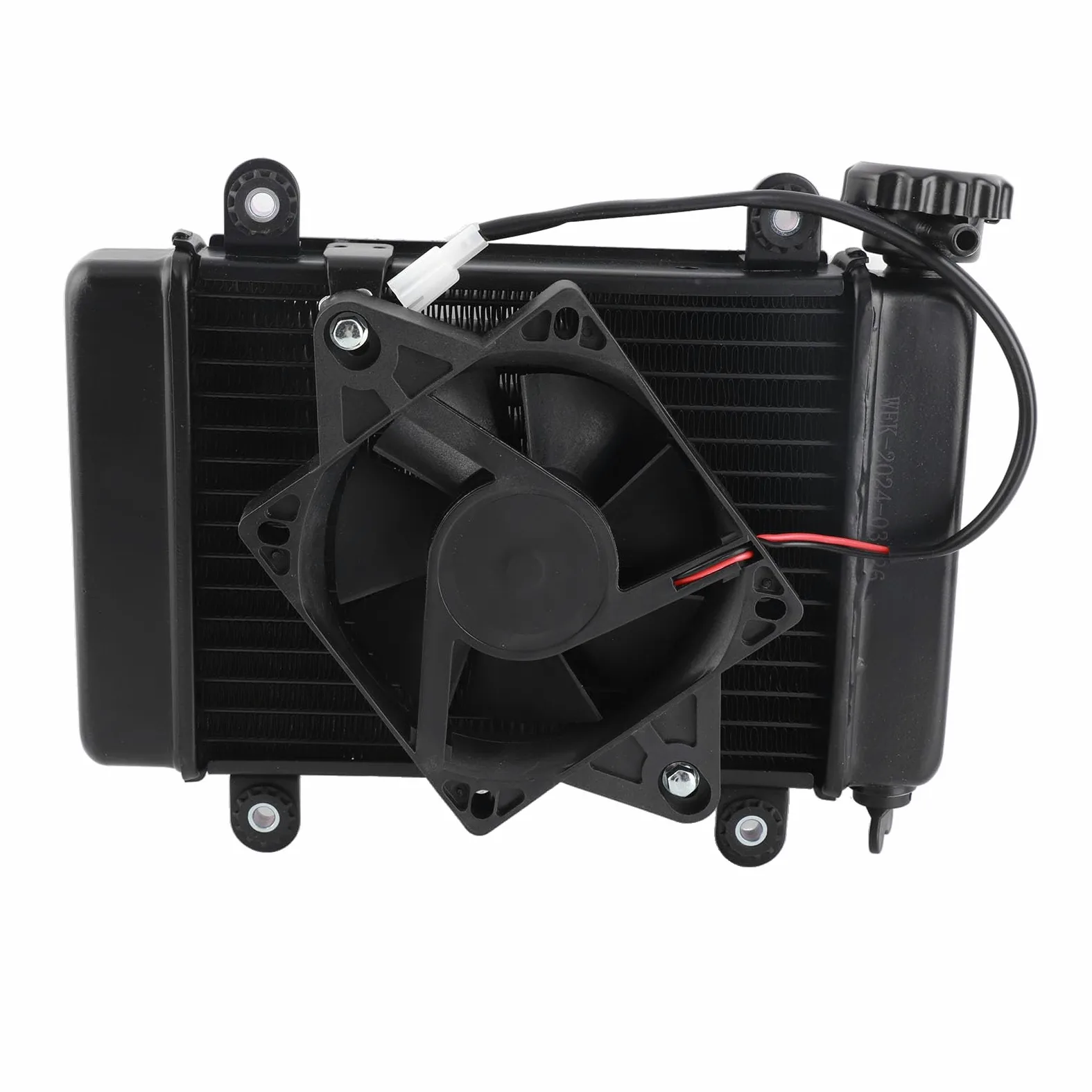 Ventilador de radiador enfriado por agua 2 Pin 270 mm para 150cc 250cc Quad ATV Buggy UTV