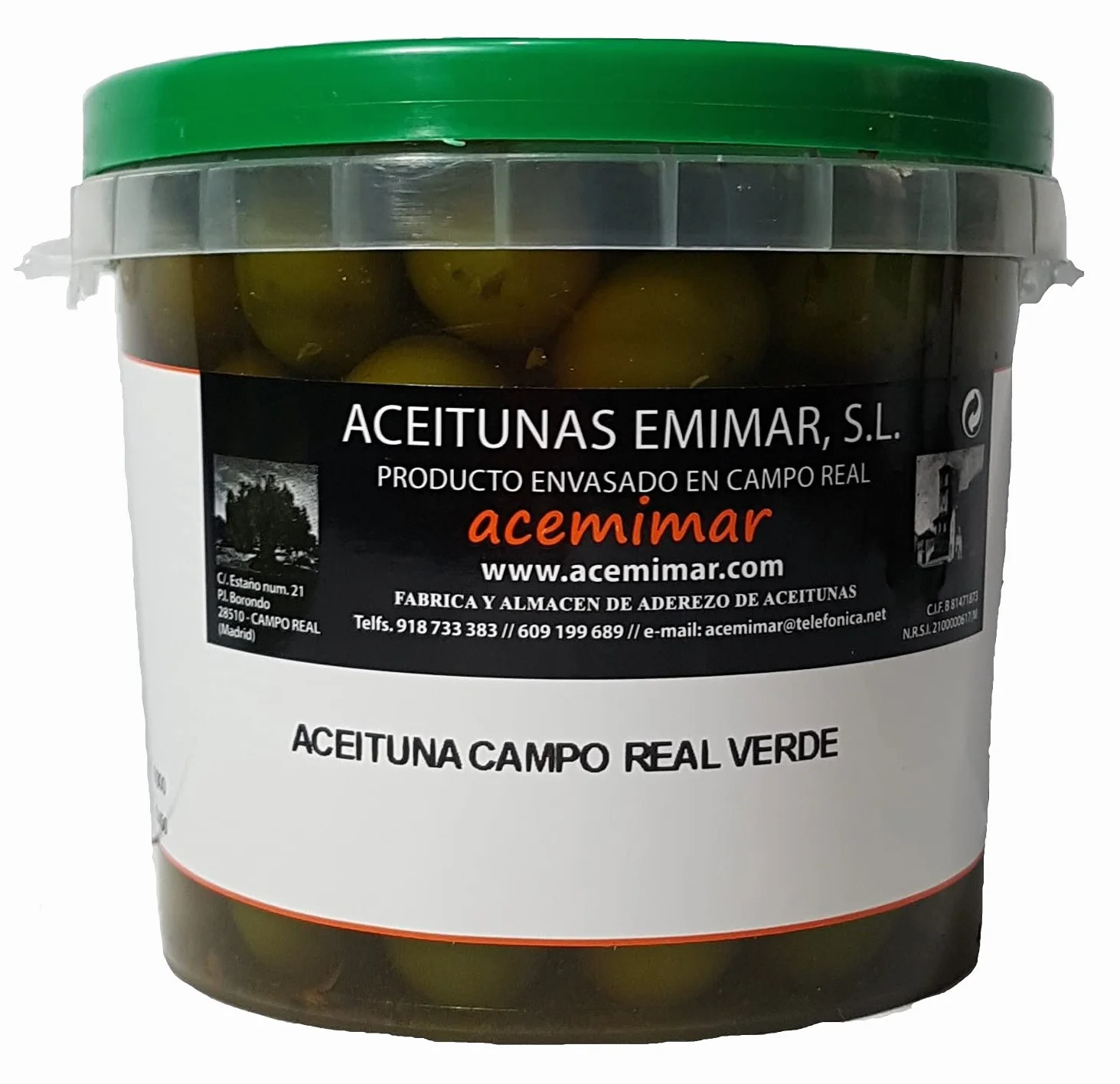 Aceitunas Campo Real Caja 3 Envases 700 GR