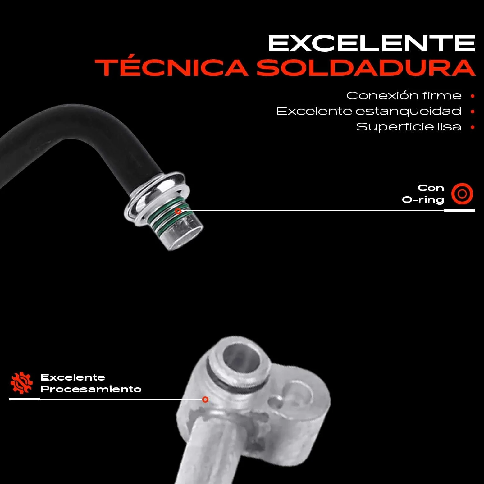 Frankberg Tubería de alta presión del aire acondicionado Dirección asistida Compatible con Galaxy WGR 1.9 TDi Shara.n 7M6 7M8 7M9 1.9 TDI Alhambr.a 7V8 7V9 1.9 TDi Shara.n 7M6 7M8 7M9 2.0 7M3820743AC