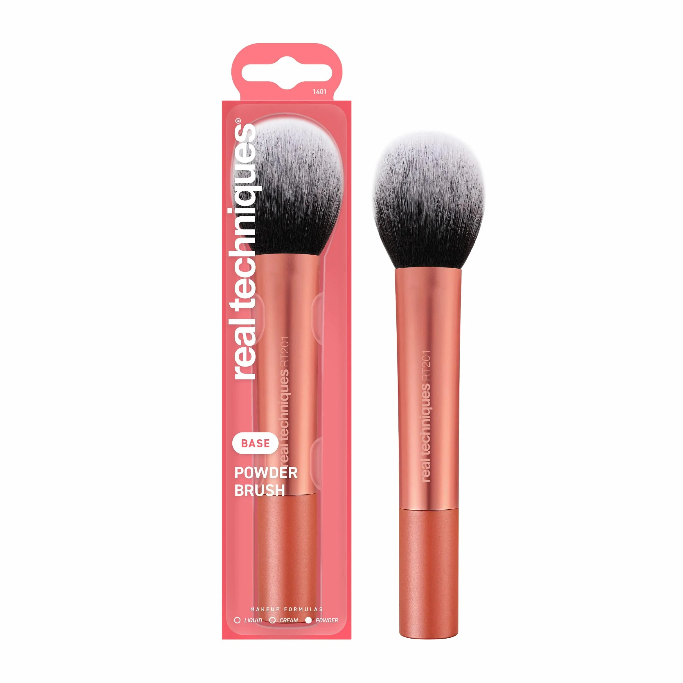 Real Techniques Ultra Plush Face Brush large soft fluffy makeup brush powder bronzer blush synthetic bristles