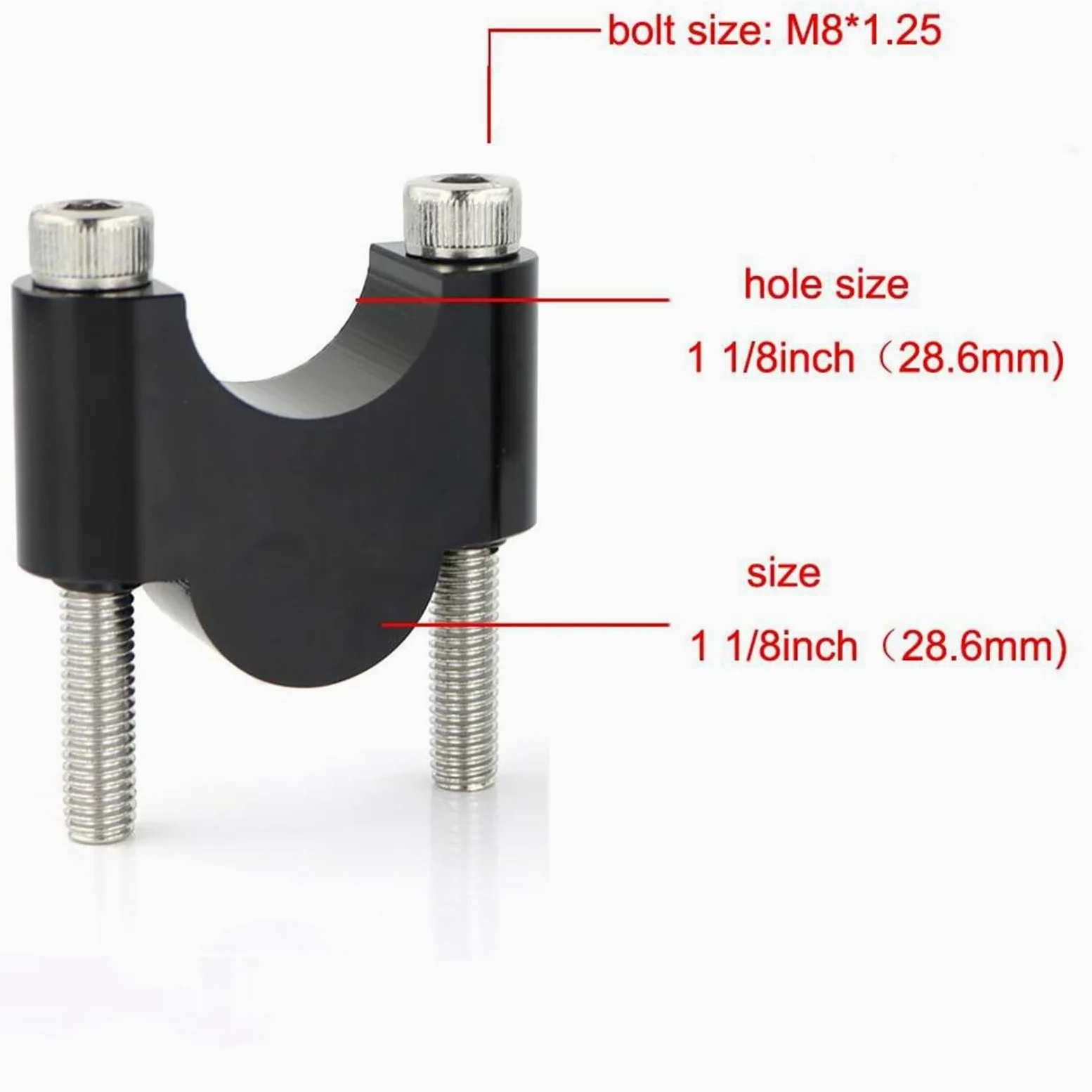 Soporte para Elevadores De Manillar De Motocicleta para Suzuki DRZ400, DRZ 400, DR-Z400E, DR-Z400S, DR-Z70, DR-Z110, DR-Z125, DR-Z250(Style 4)