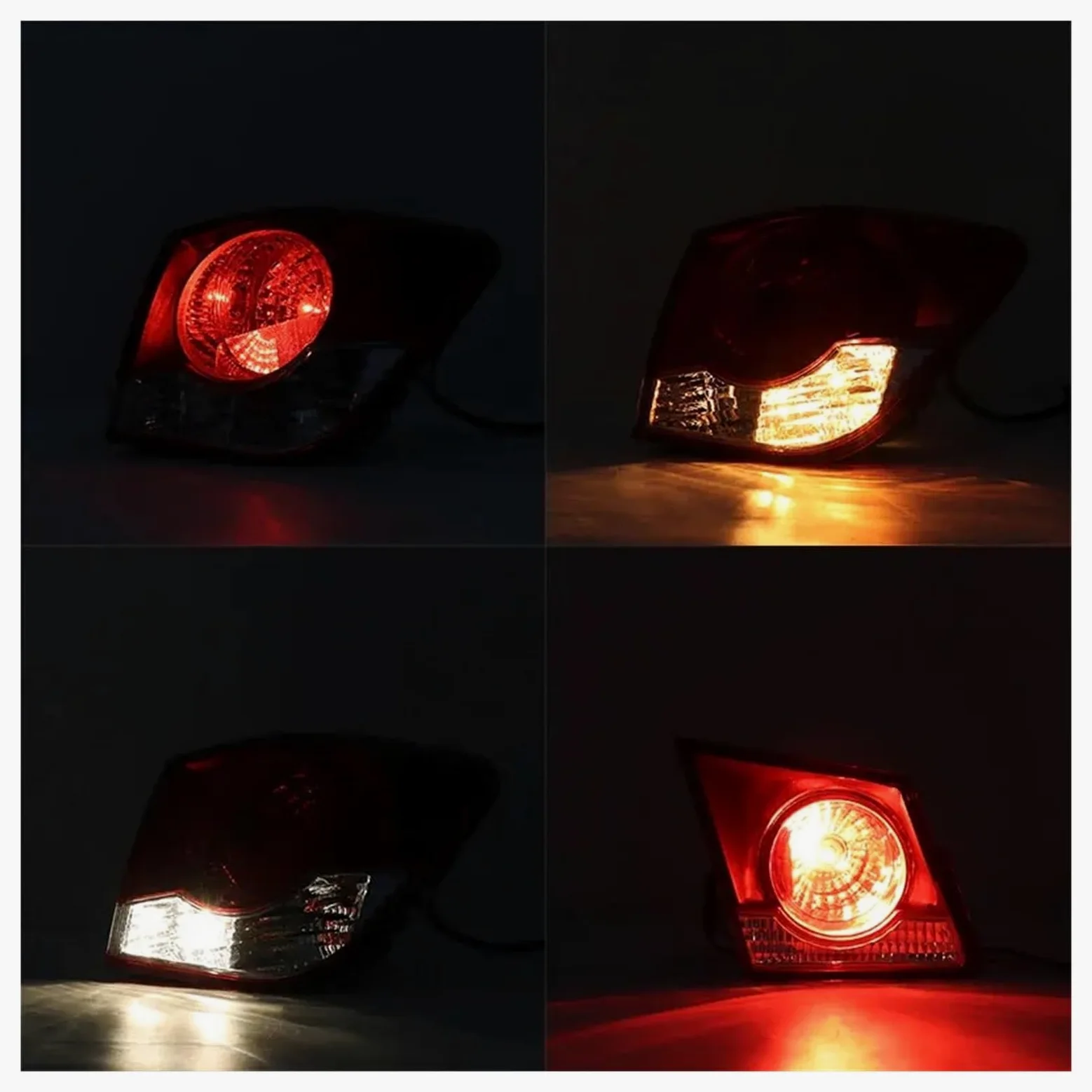 Piloto Trasero Para Chevrolet Para Cruze 2009-2014 Luz Freno, Luz Giro Trasera Conjunto Luces Traseras Coche Luces Traseras Automáticas Faros traseros(Outside Right)