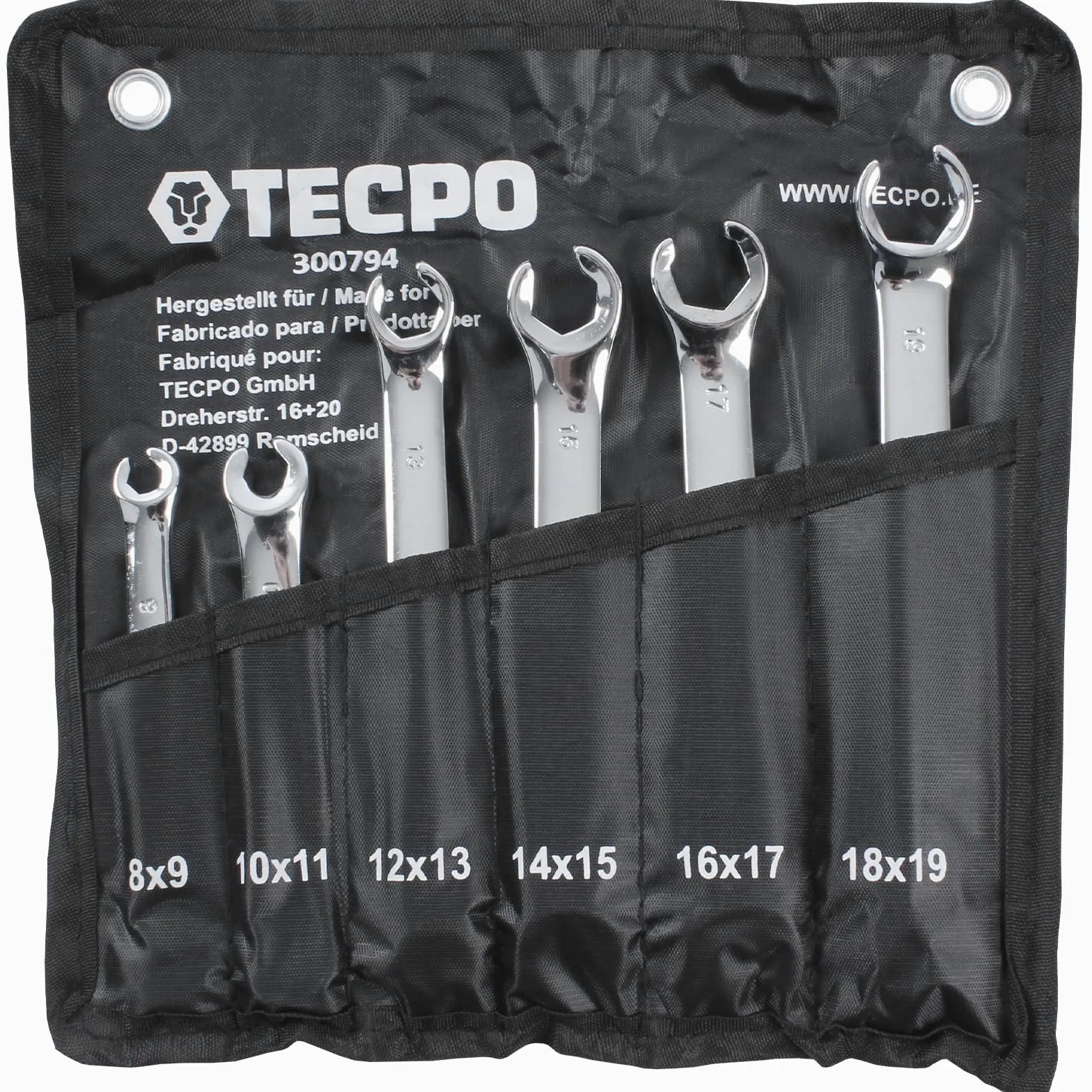 TECPO Dispositivo de purga de frenos, 5 litros, dispositivo de purga de frenos, adaptador para coche, 17 piezas + juego de llaves de doble anillo abiertas, llave de freno