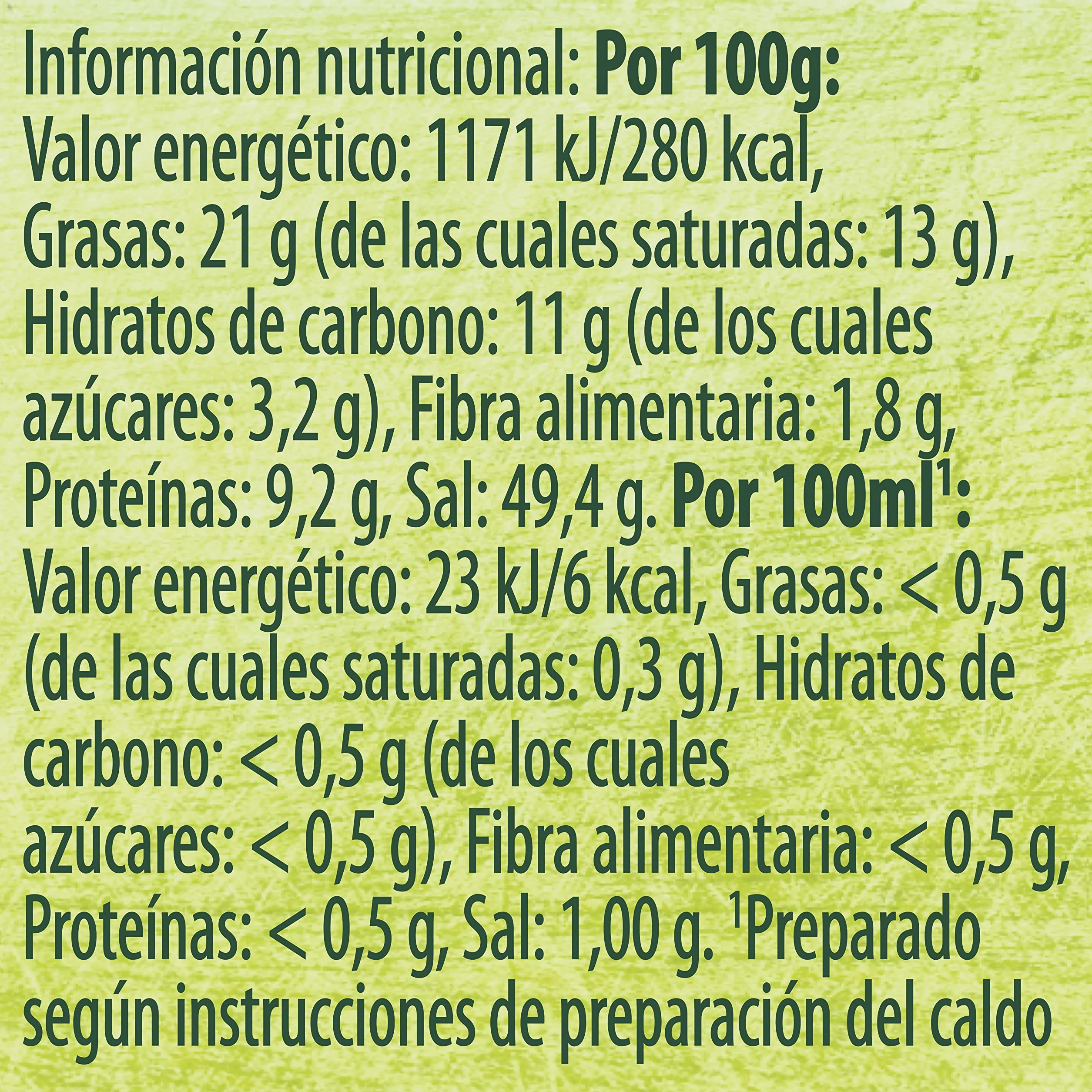 Knorr Caldo Vegetal 12 pastillas Pack de 18