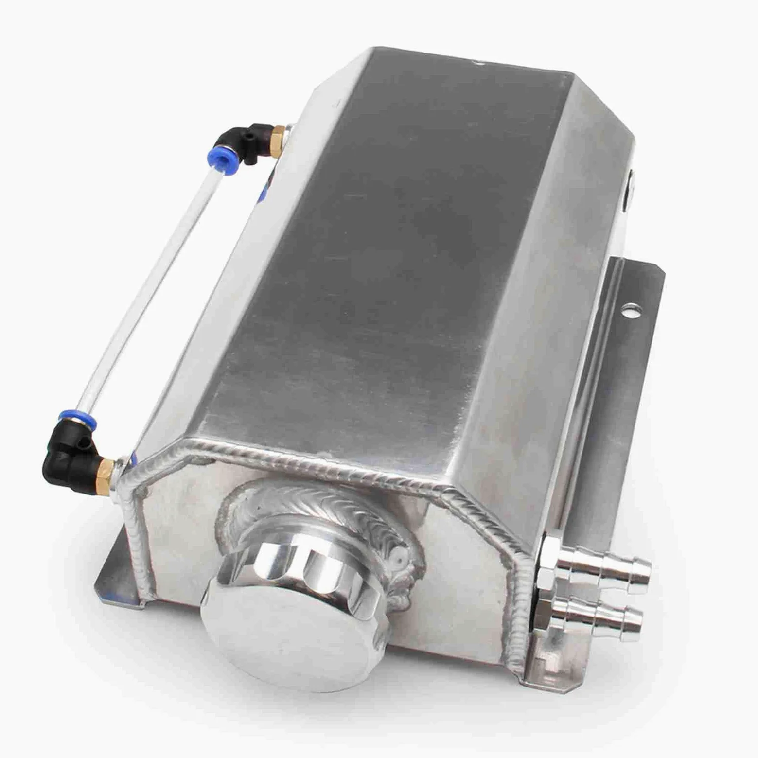 Contenedor de Captura de Aceite de Aluminio, Tanque de Desbordamiento de Refrigerante, Tanque Separador de Aceite Universal