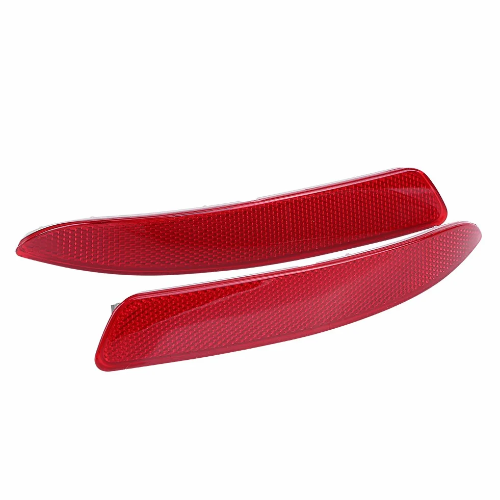 Reflector de parachoques trasero apto para E70 X5 2007-2013 OEM 63217158949 63217158950 catadioptrico coche izquierdo catadioptrico derecho 6j 2007 x5 rear reflector light ref