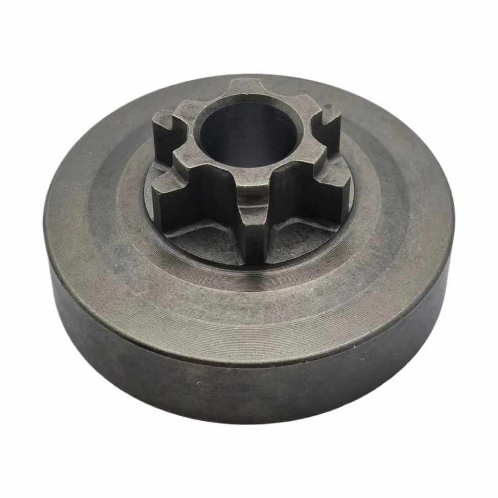 Piñón de cadena de 6 dientes de 3/8 pulgada compatible con motosierra de herramientas de jardín eléctricas de 25cc 2500