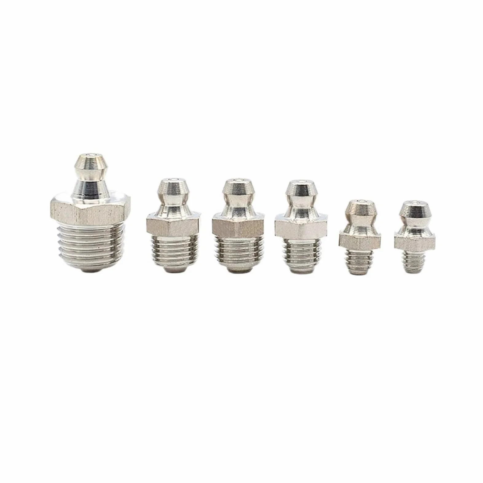 SSIMOO 100 Uds Recta métrica M6M8M10 1/4, 1/8, 3/8, 5/16 engrasador Zerk Boquilla de Aceite for Accesorios for Pistola de engrase Kindly (Size : G)