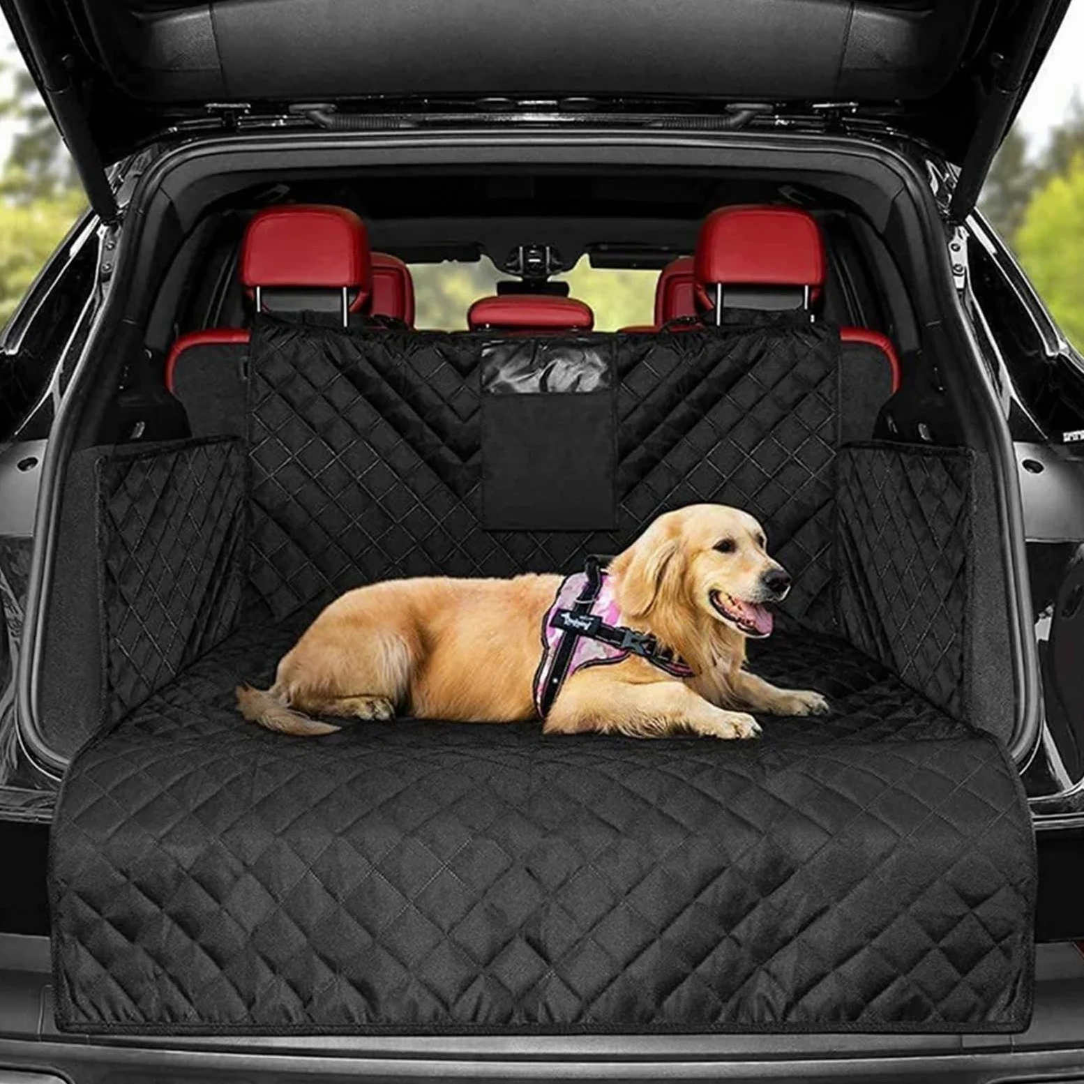 Cubremaletero Funda Impermeable de Tela Oxford para Asiento Maletero Coche, portátil, para Mascotas, para Viajes, protección para SUV